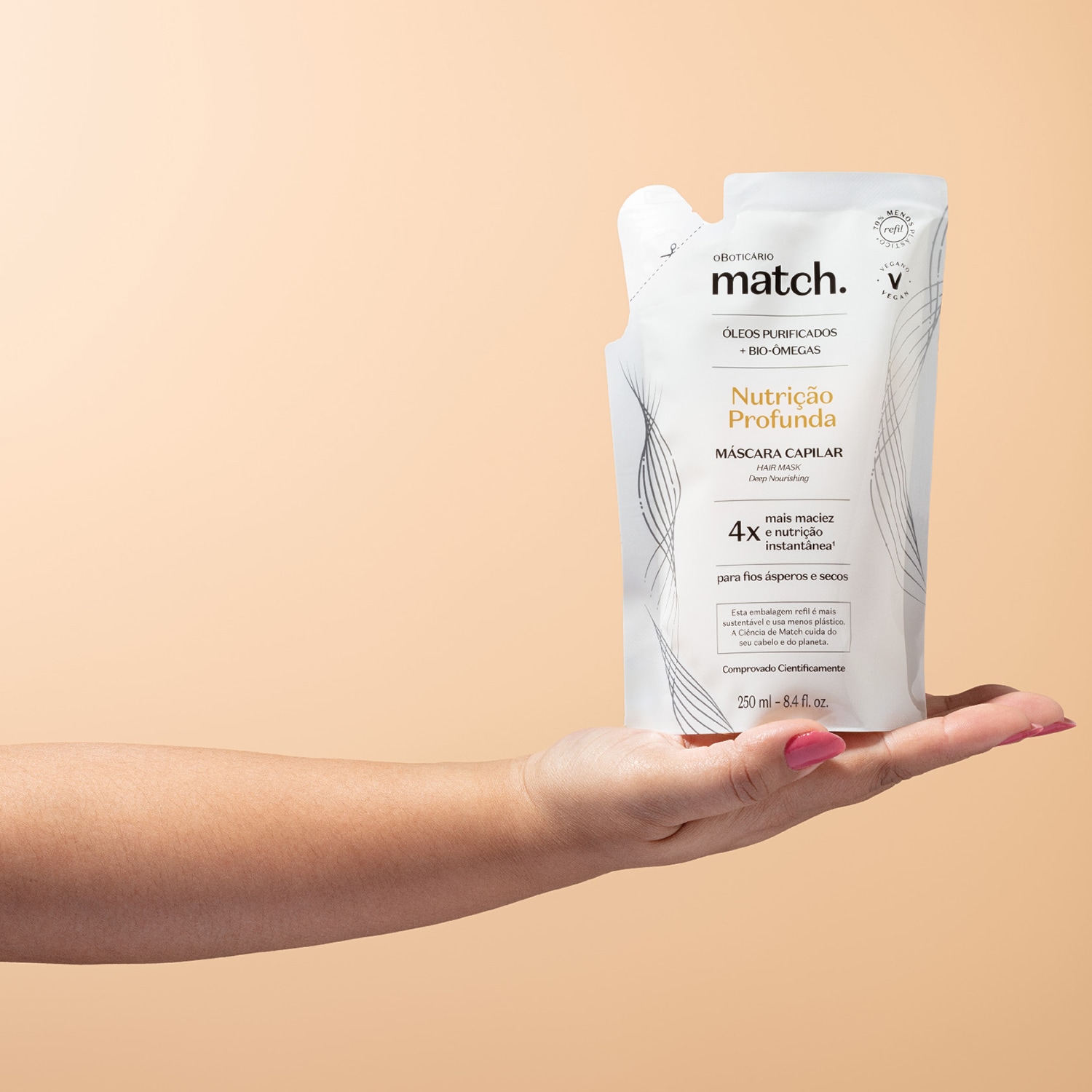 Refil Máscara Capilar Nutrição Profunda 250ml