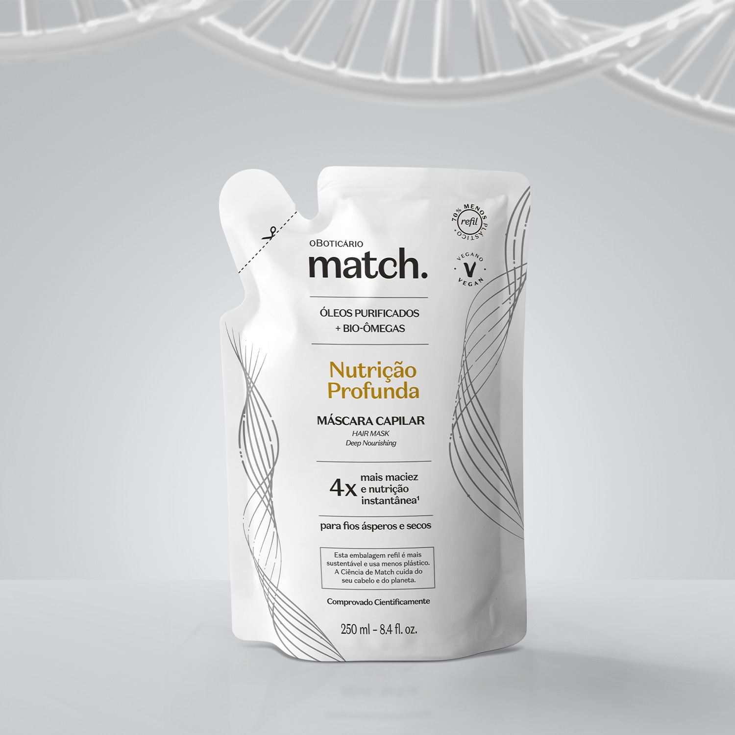 Refil Máscara Capilar Nutrição Profunda 250ml