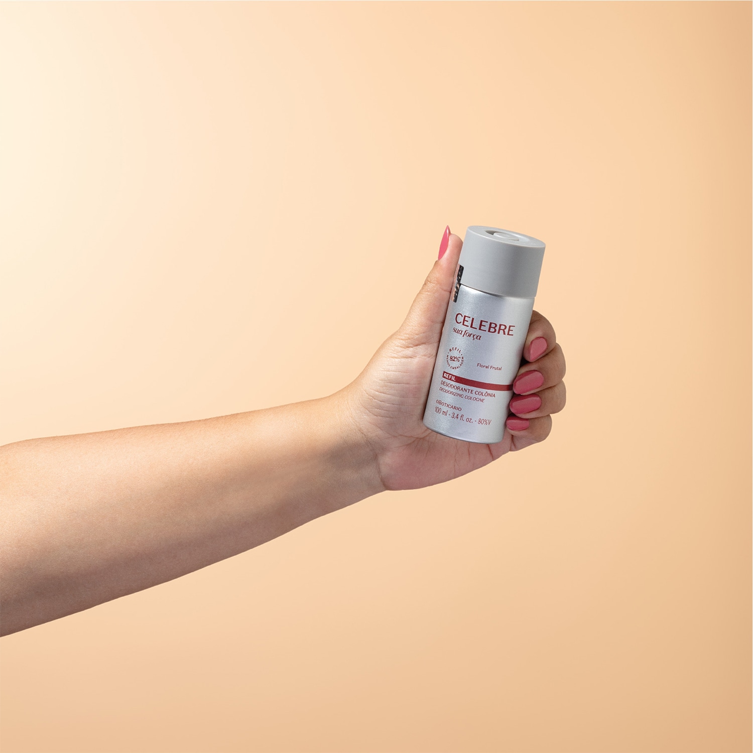 Refil Celebre Sua Força Desodorante Colônia Feminino 100ml