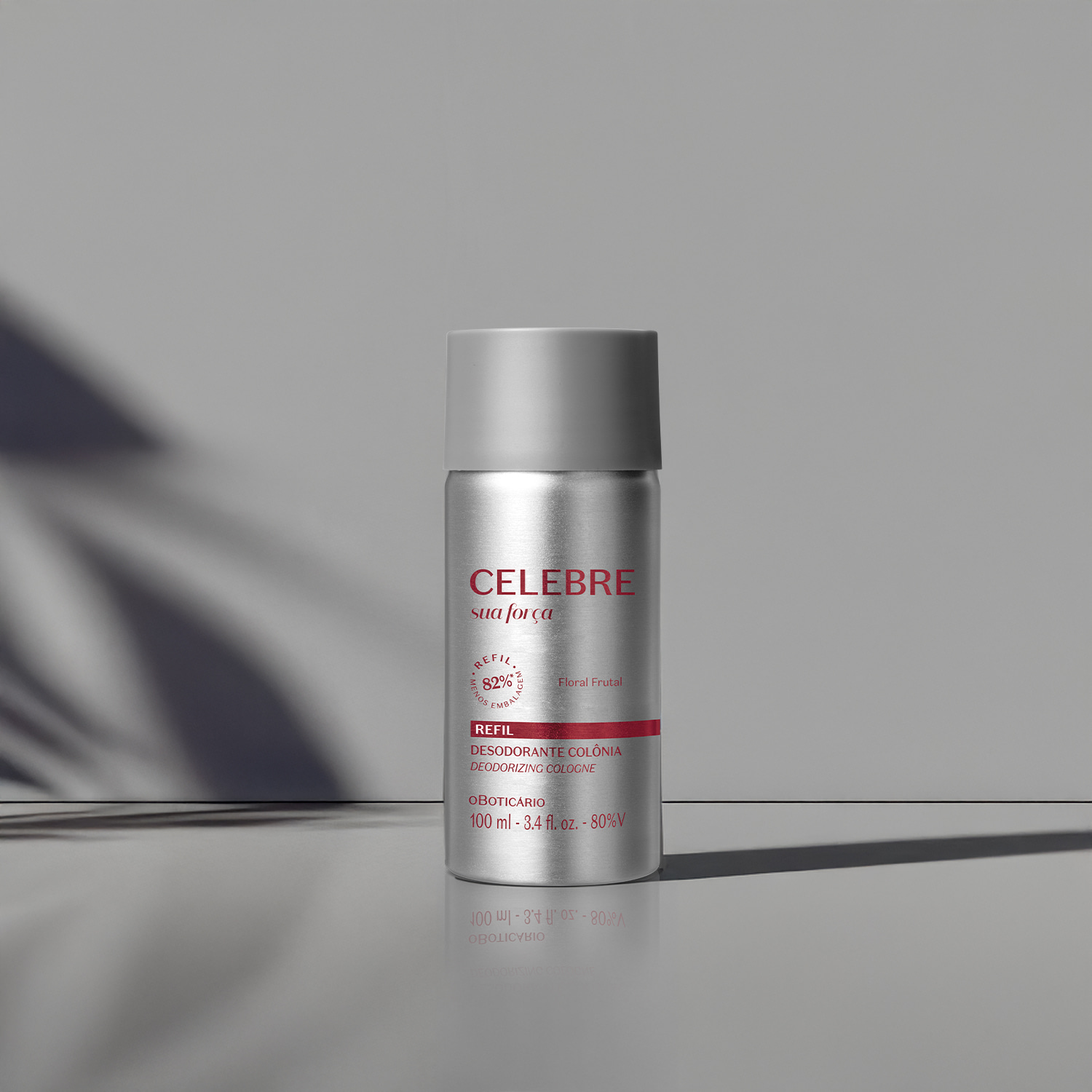 Refil Celebre Sua Força Desodorante Colônia Feminino 100ml