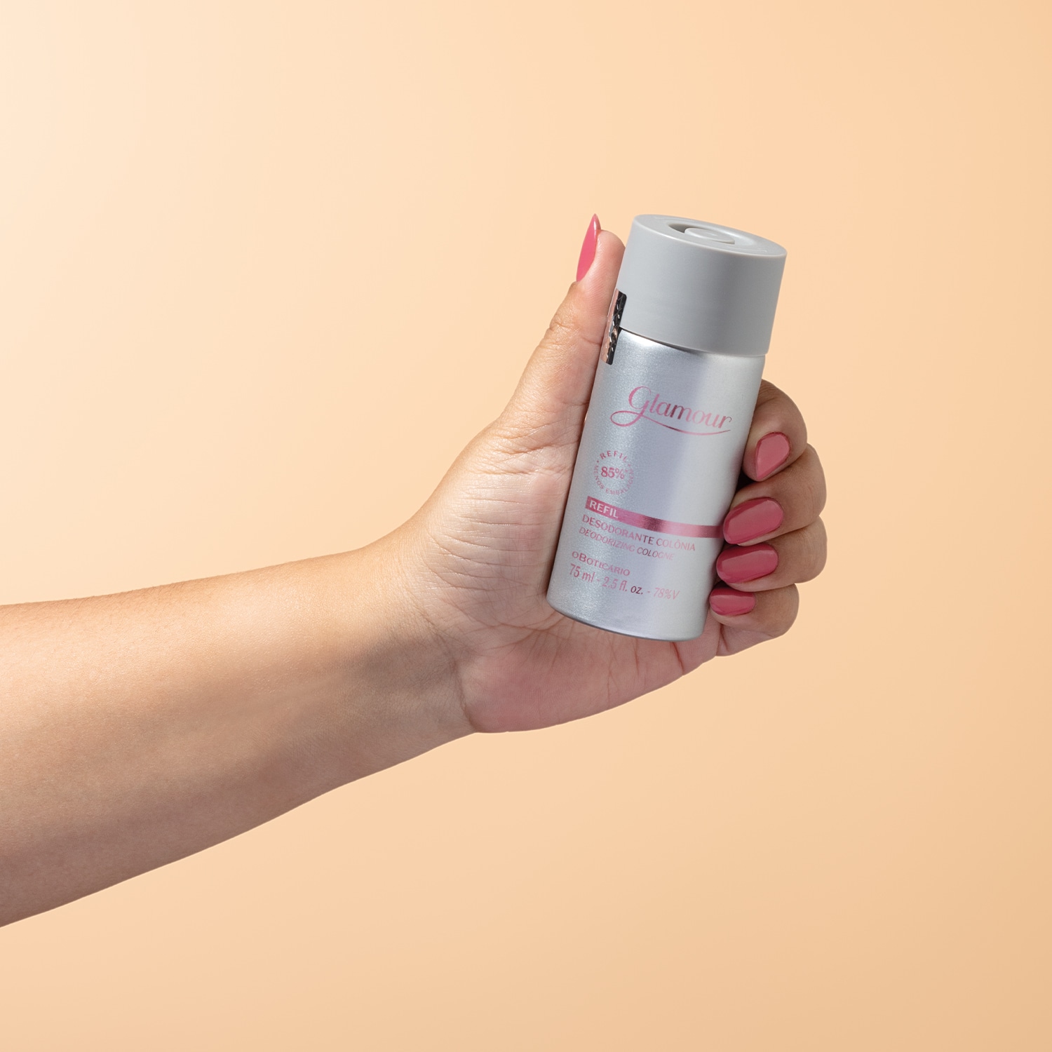 Refil Glamour Desodorante Colônia 75ml