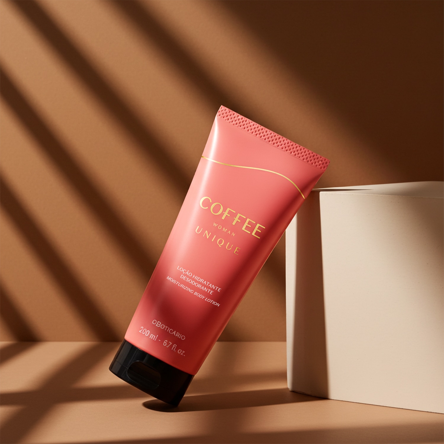 Loção Hidratante Desodorante Corporal Coffee Woman Unique Floriental Gourmand 200ml