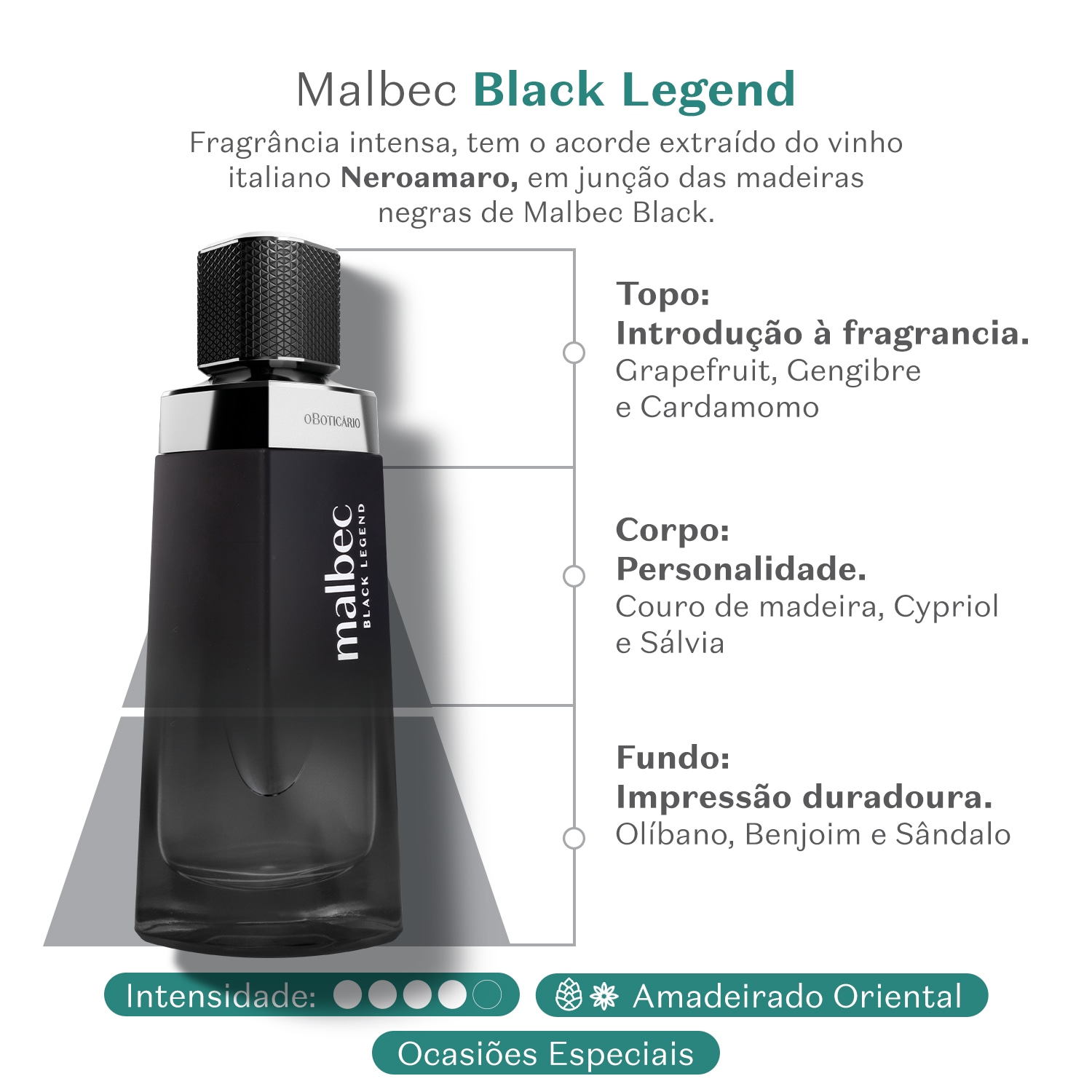Malbec Black Legend Desodorante Colônia 100ml