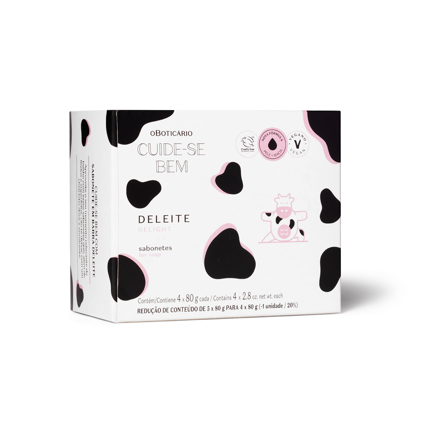 Sabonete Em Barra Cuide-Bem Deleite 4x80g