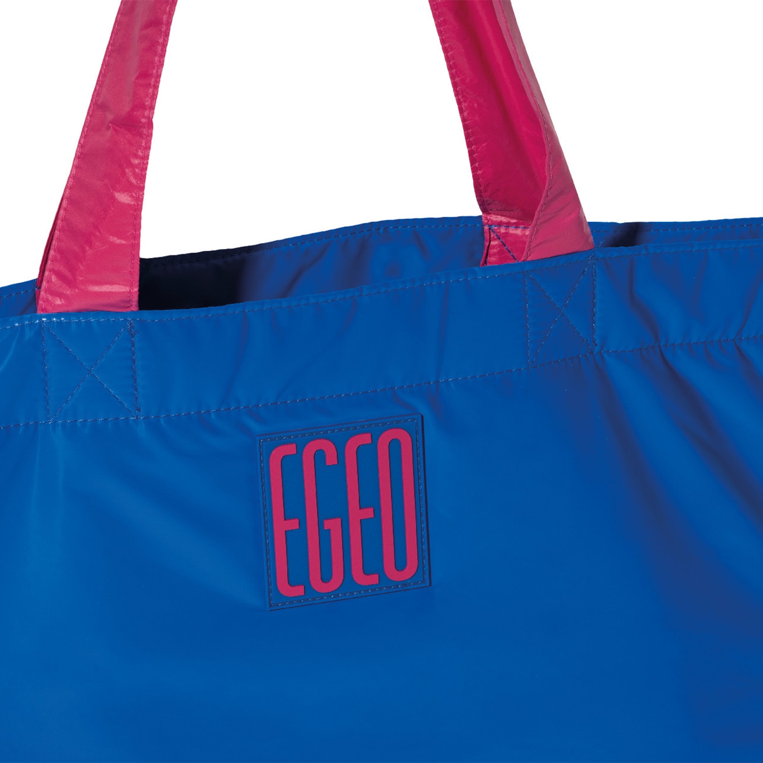 Bolsa Big Bag Com Alça Azul e Rosa Egeo Illusion