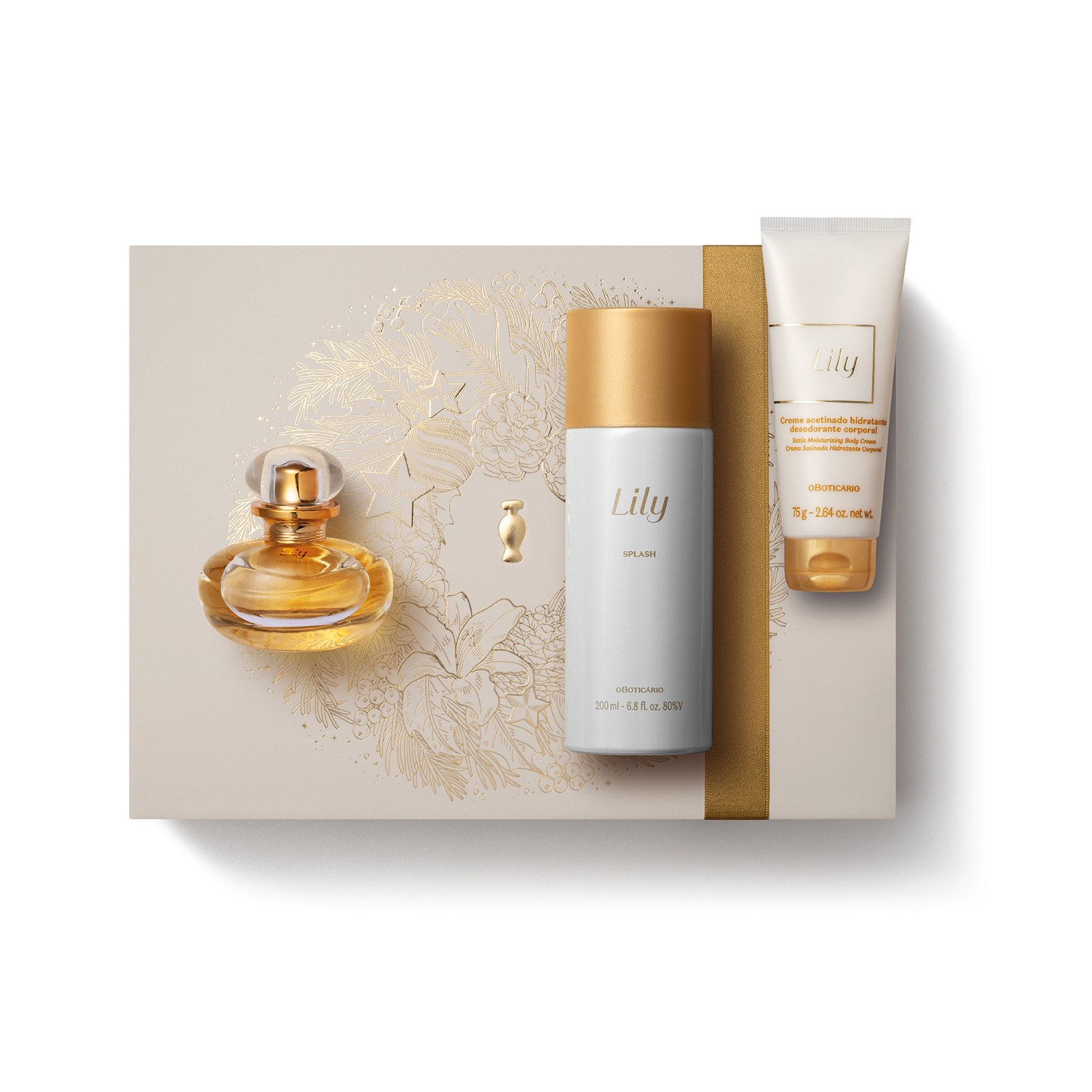 Kit Presente Natal Lily (3 itens)