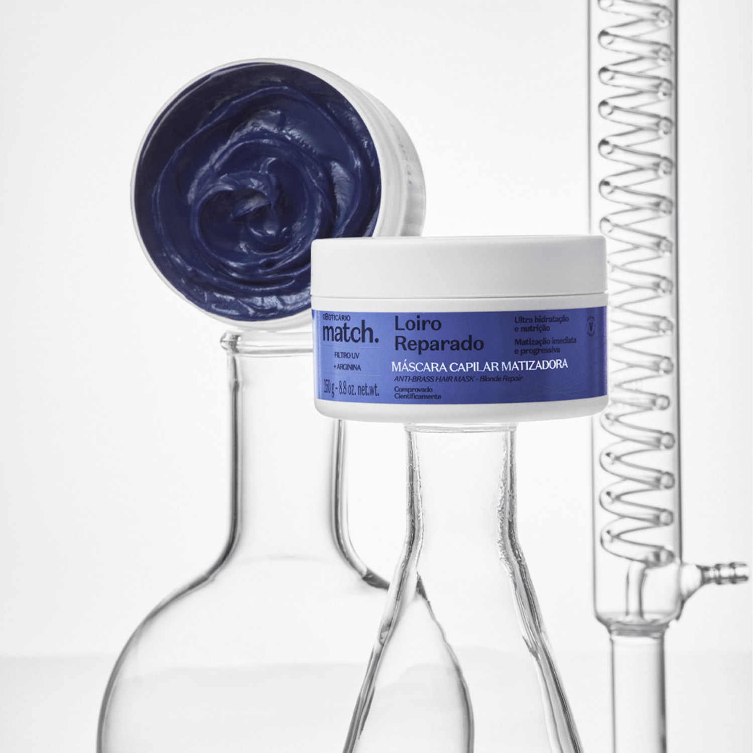 Máscara Capilar Matizadora Match Loiro Revitalizado 250g