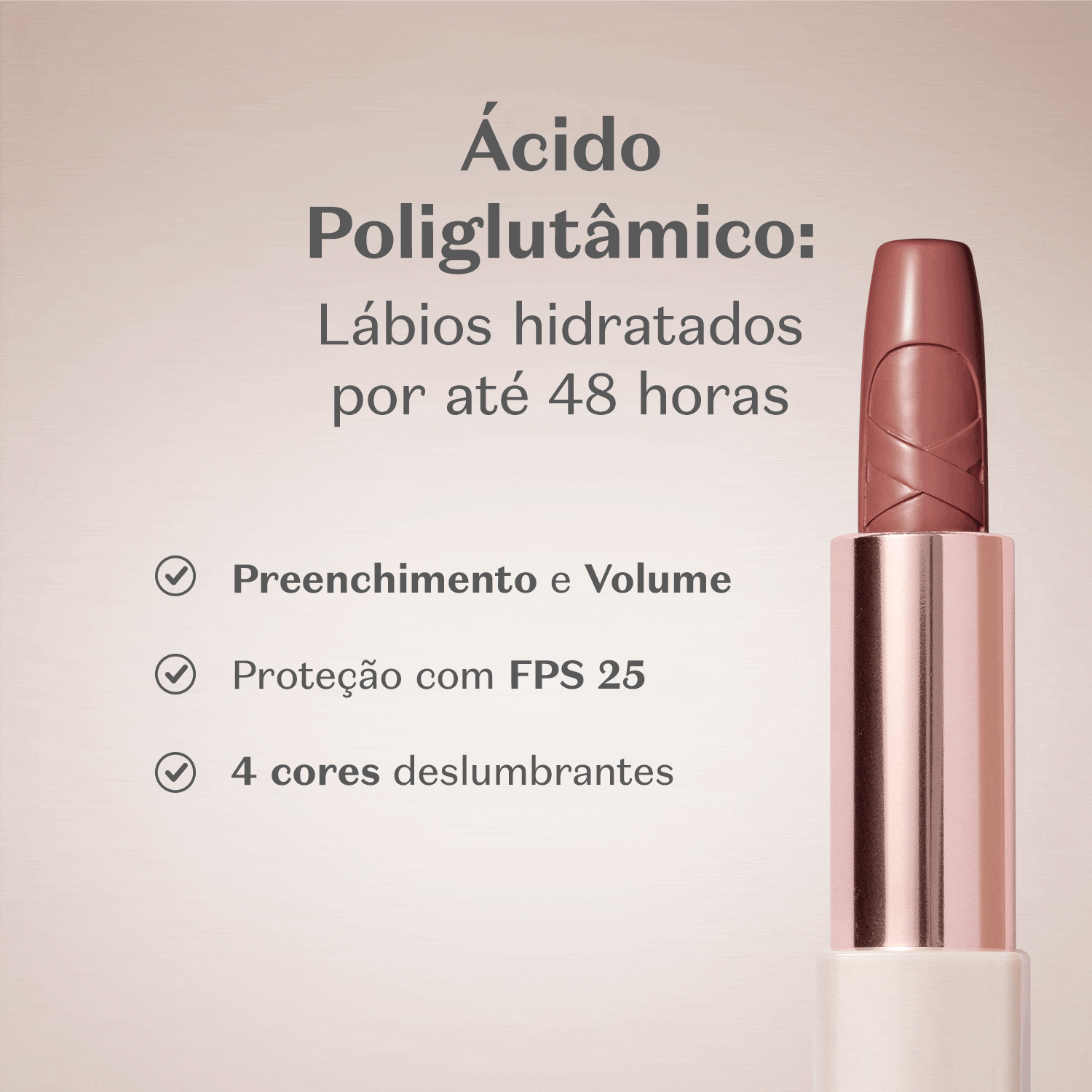 Batom Cremoso Vermelho Lace Red Make B. Urban Ballet 3,6g