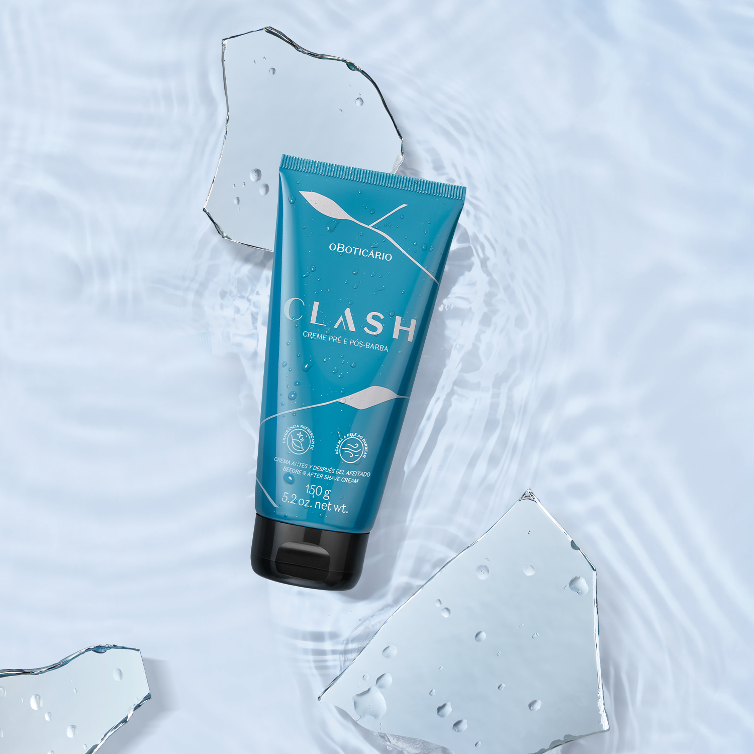 Creme Pré E Pós-Barba Clash 150g