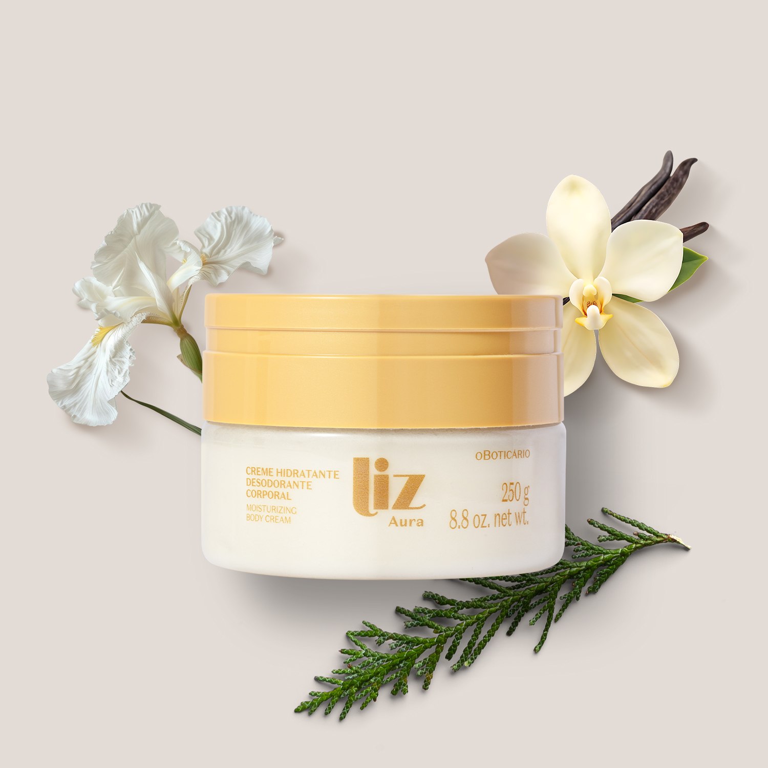 Creme Hidratante Desodorante Corporal Novo Liz 250g