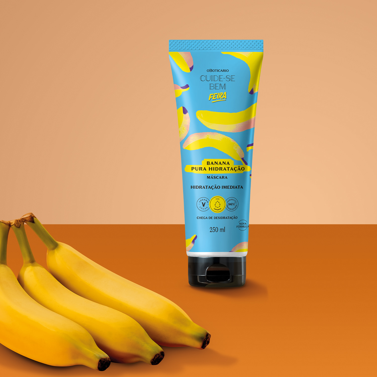 Máscara Capilar Cuide-se Bem Feira Banana 250ml