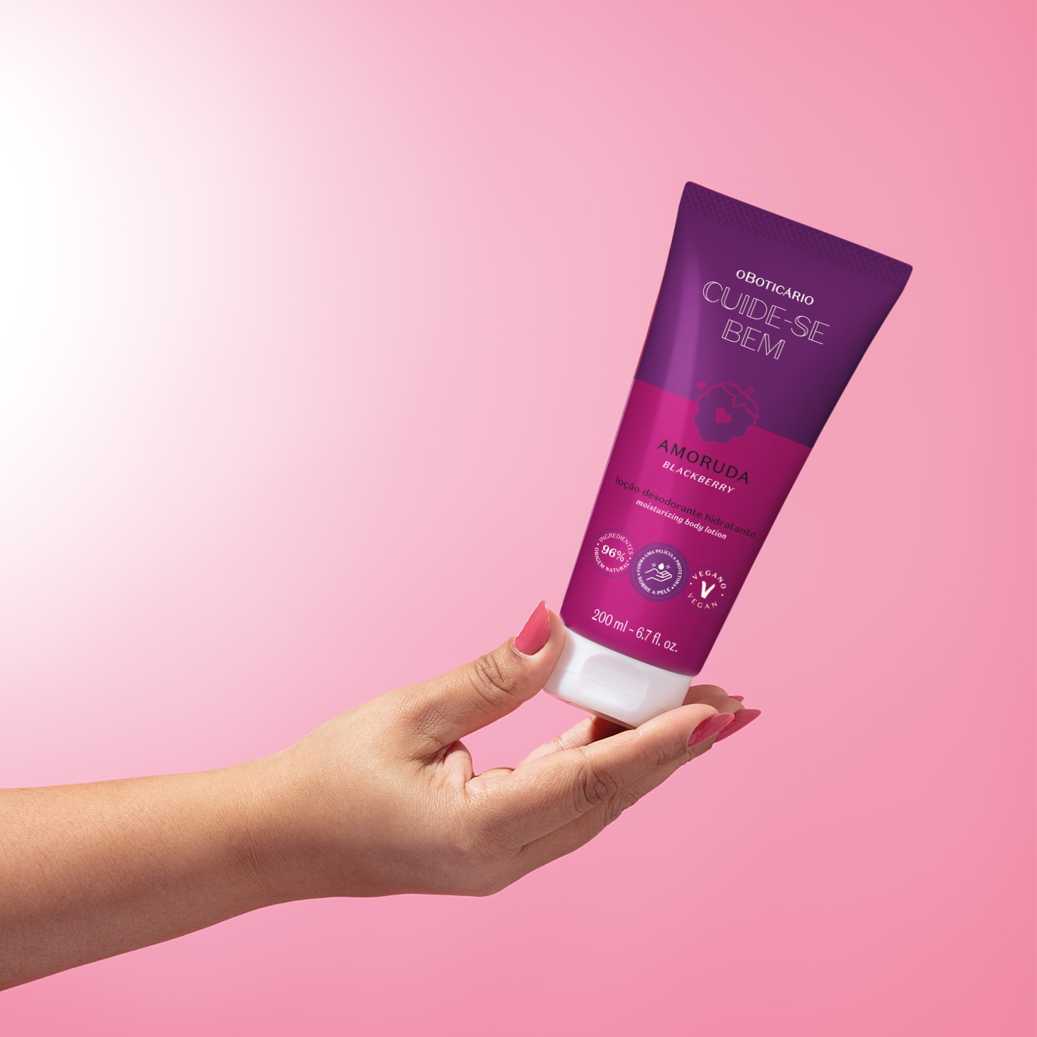 Loção Hidratante Desodorante Corporal Cuide-se Bem Amoruda 200ml