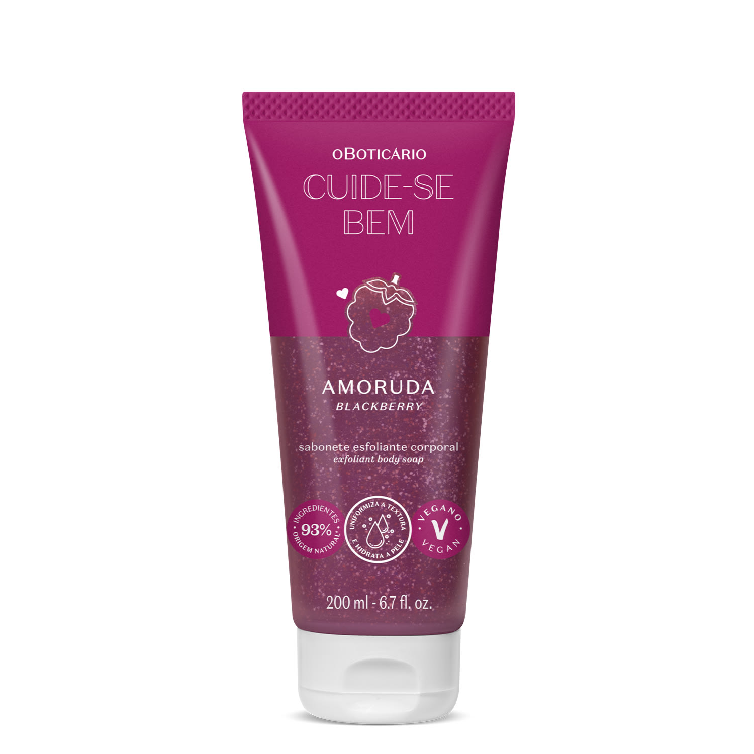 Sabonete Esfoliante Corporal Cuide - se Bem Amoruda 200ml Sabonete Esfoliante Corporal Cuide - se Bem Amoruda 200ml
