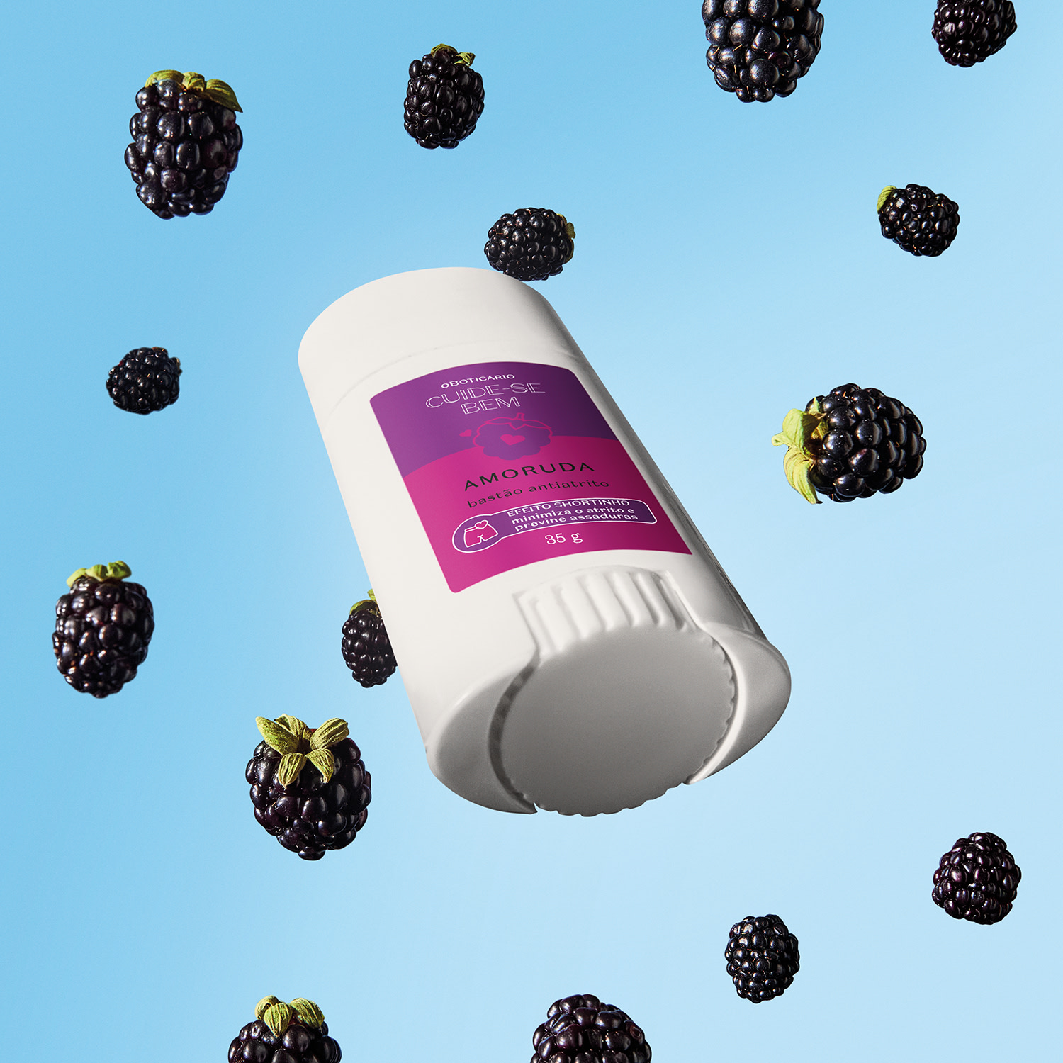 Bastão Anti-Atrito Cuide-se Bem Amoruda 35g