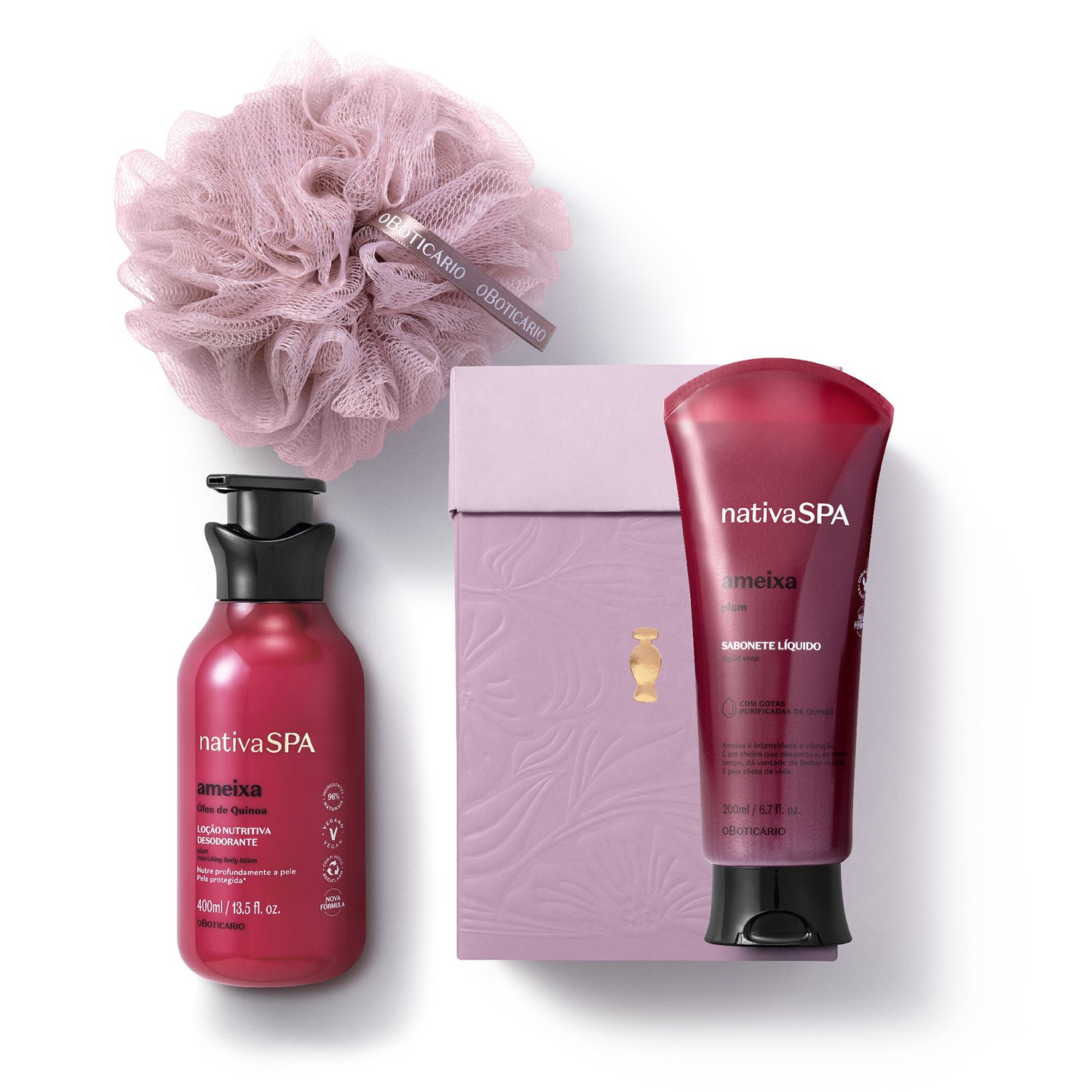 Kit Presente Nativa Spa Ameixa (3 itens)