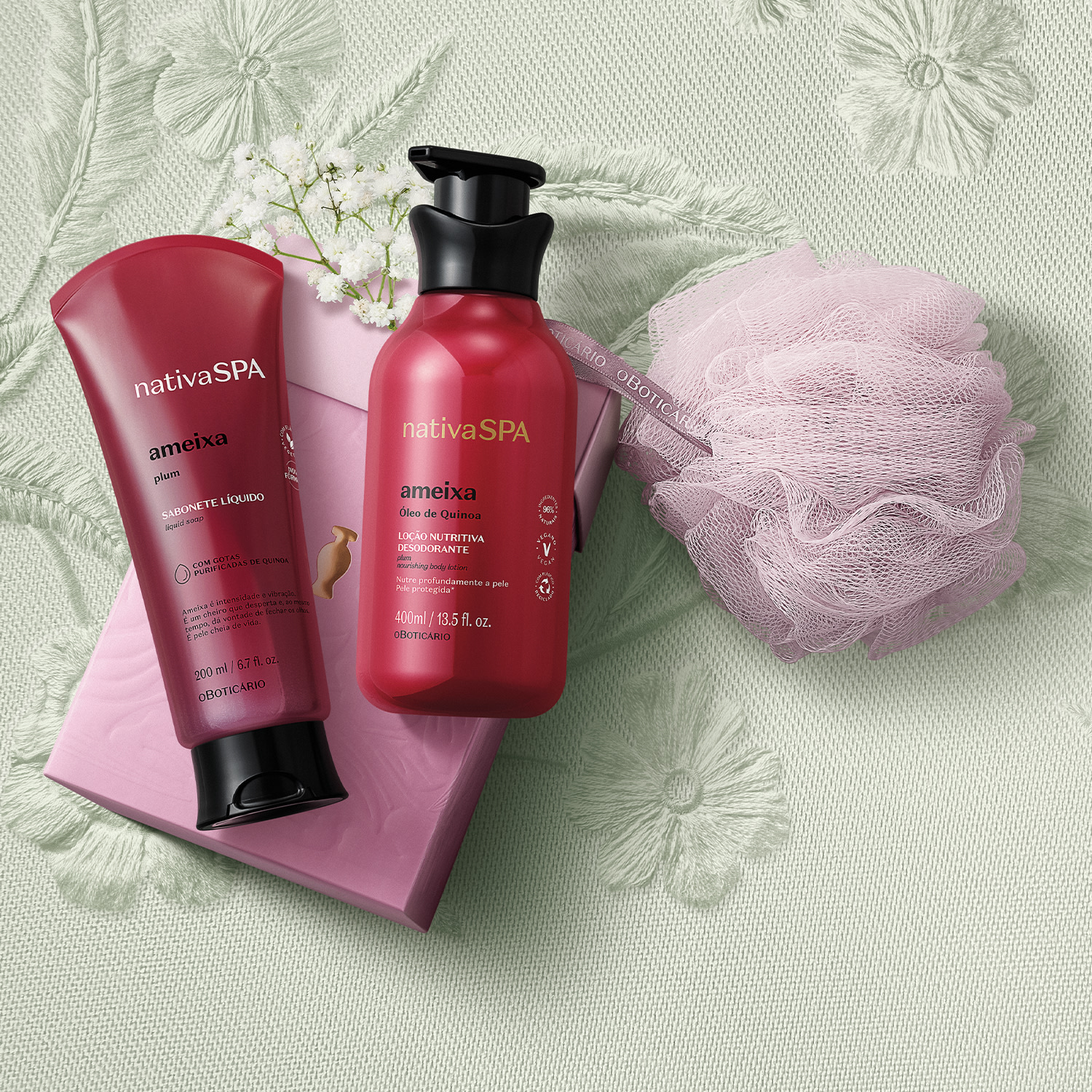 Kit Presente Nativa Spa Ameixa (3 itens)