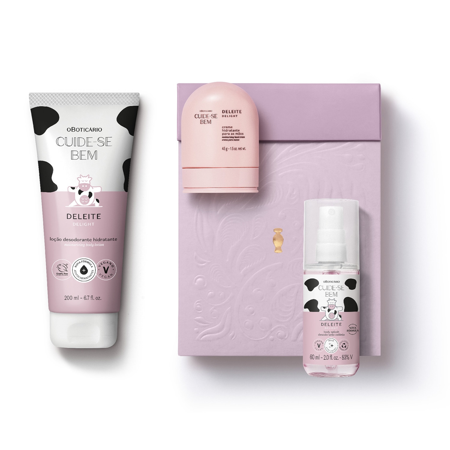 Kit Presente Cuide-se Bem Deleite (3 itens)