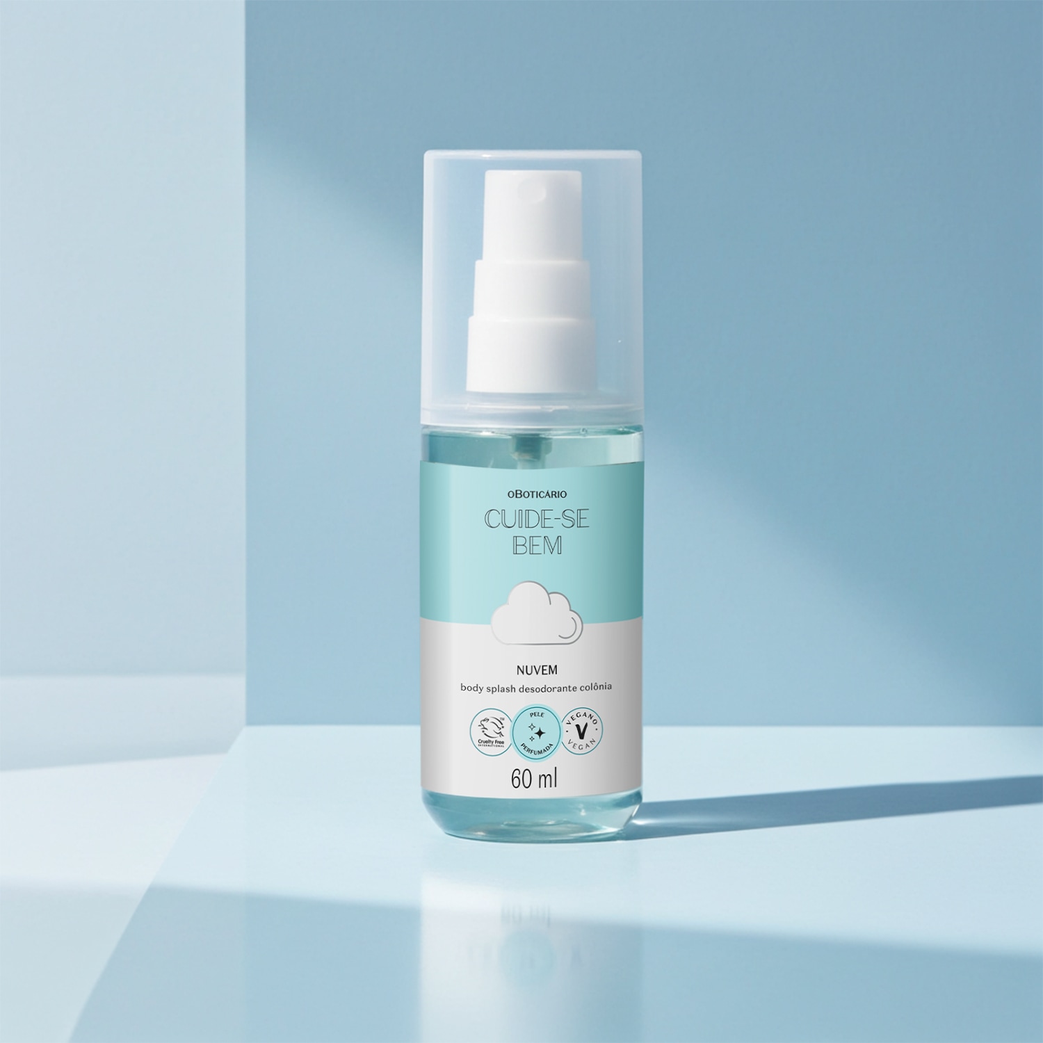 Body Splash Desodorante Colônia Cuide-se Bem Nuvem 60ml