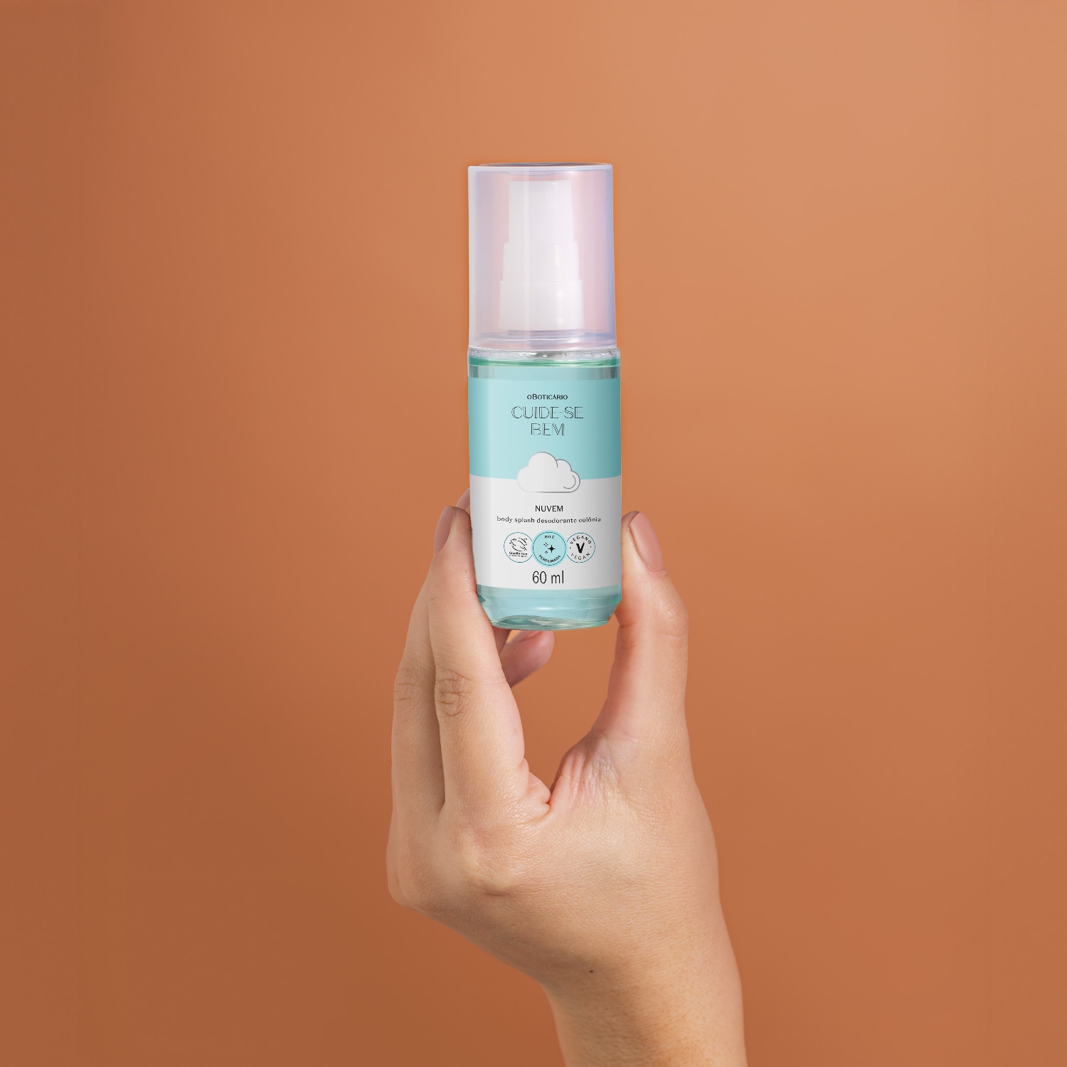 Body Splash Desodorante Colônia Cuide-se Bem Nuvem 60ml