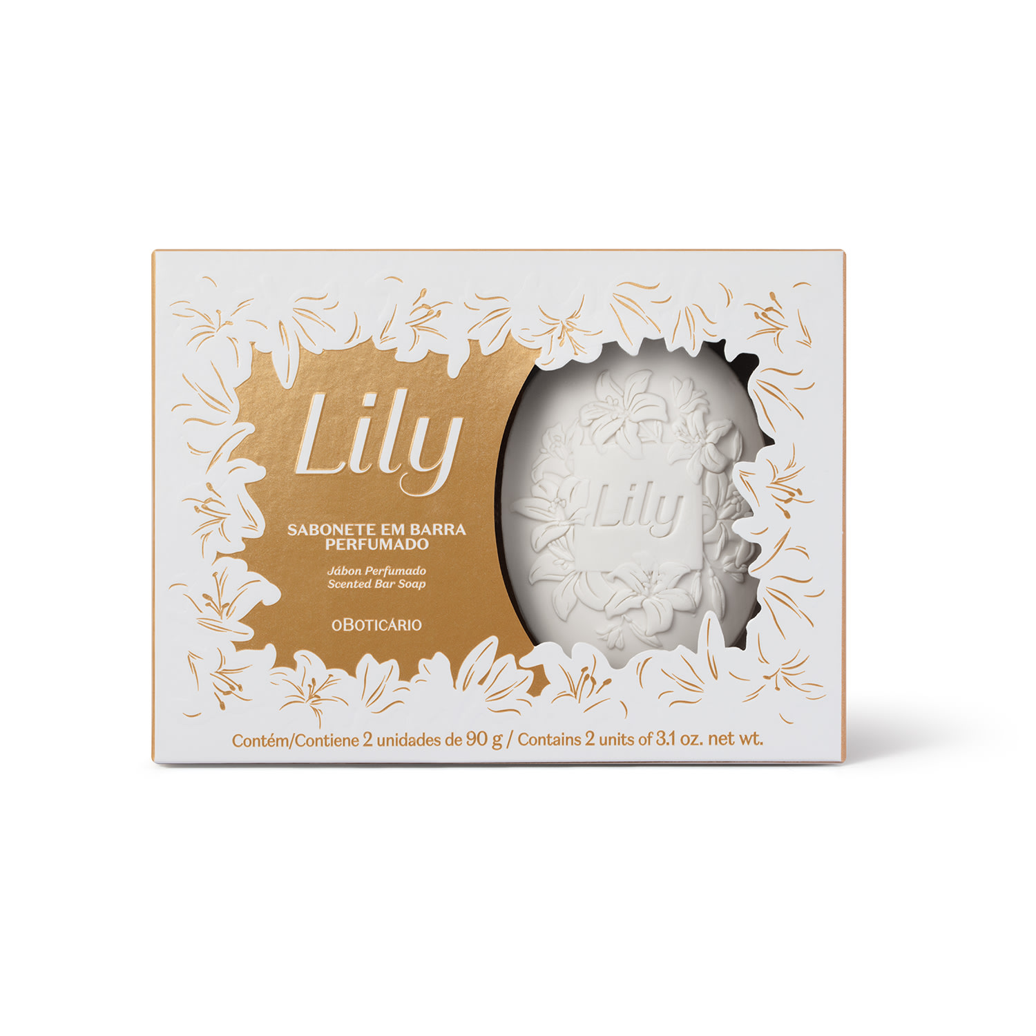 Sabonete em Barra Perfumado Lily 2x90g Sabonete em Barra Perfumado Lily 2x90g
