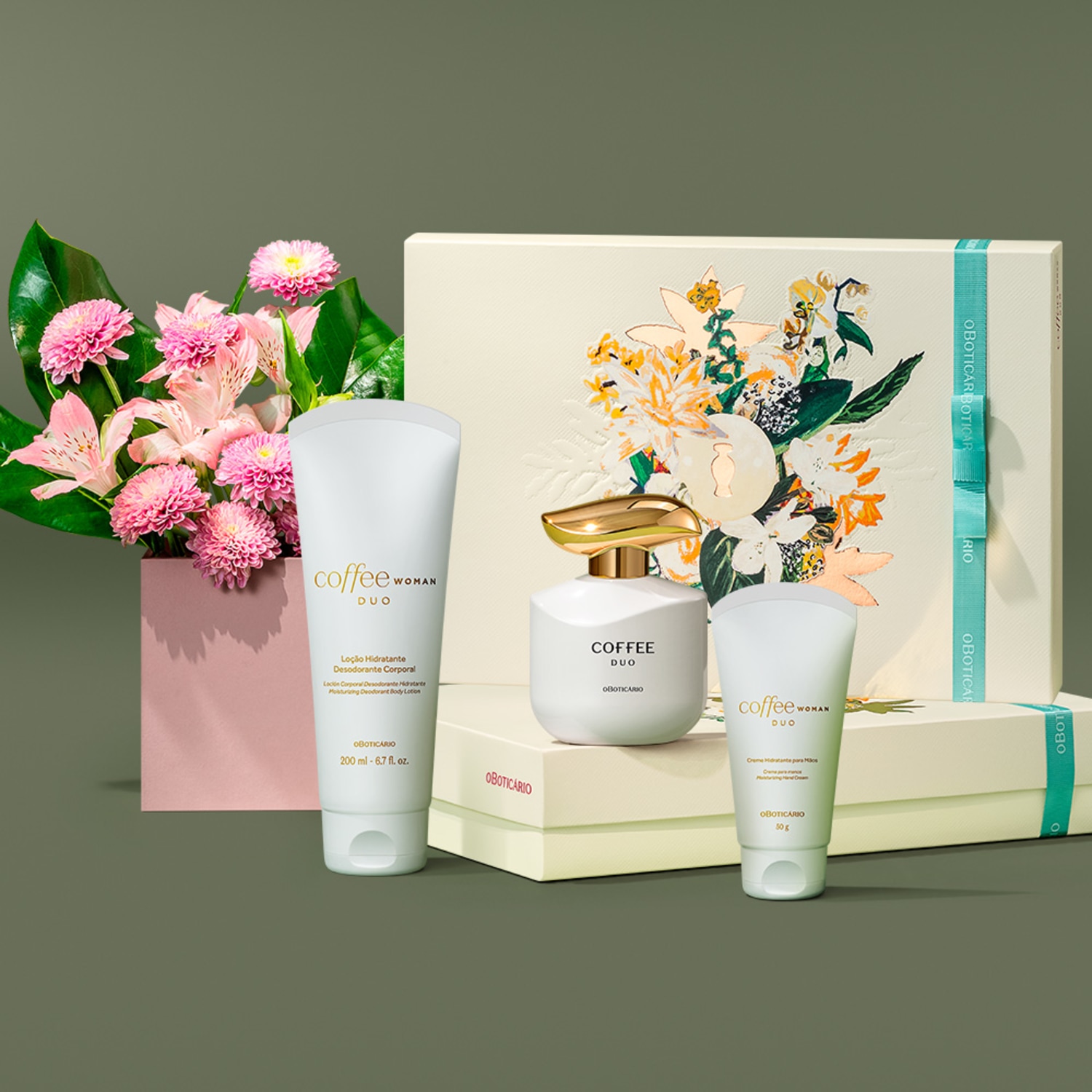 Kit Presente Dia Das Mães Coffee Woman Duo (3 itens)