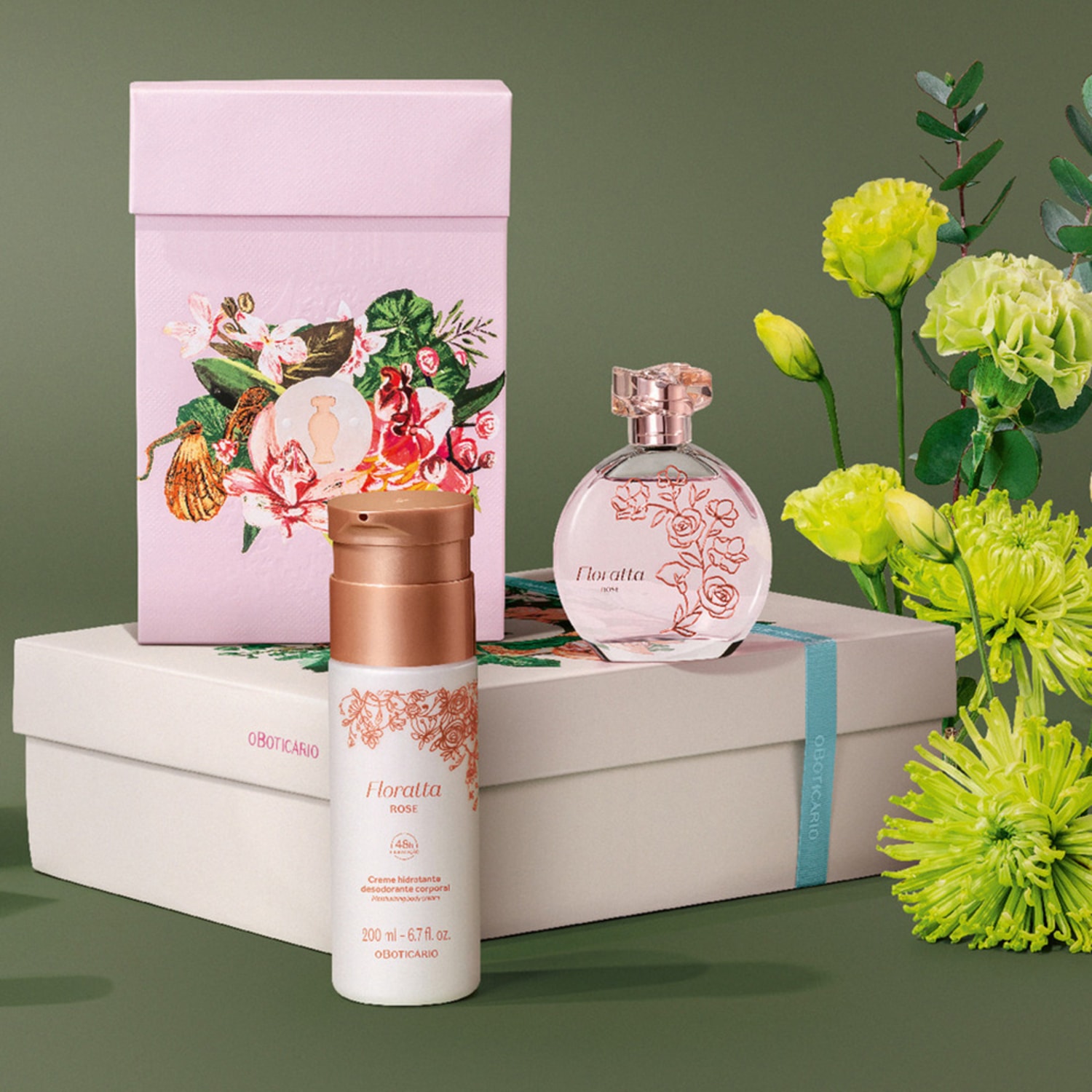Kit Presente Dia das Mães Floratta Rosé (2 itens)