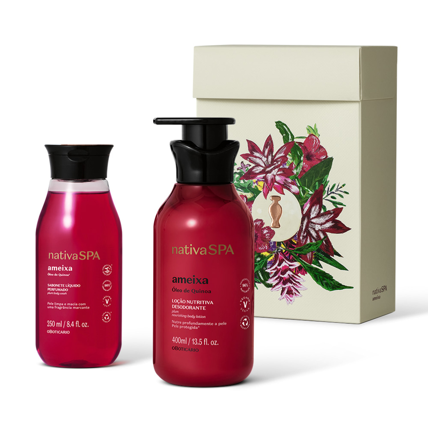 Kit Presente Nativa Spa Ameixa (2 itens) Kit Presente Nativa Spa Ameixa (2 itens)
