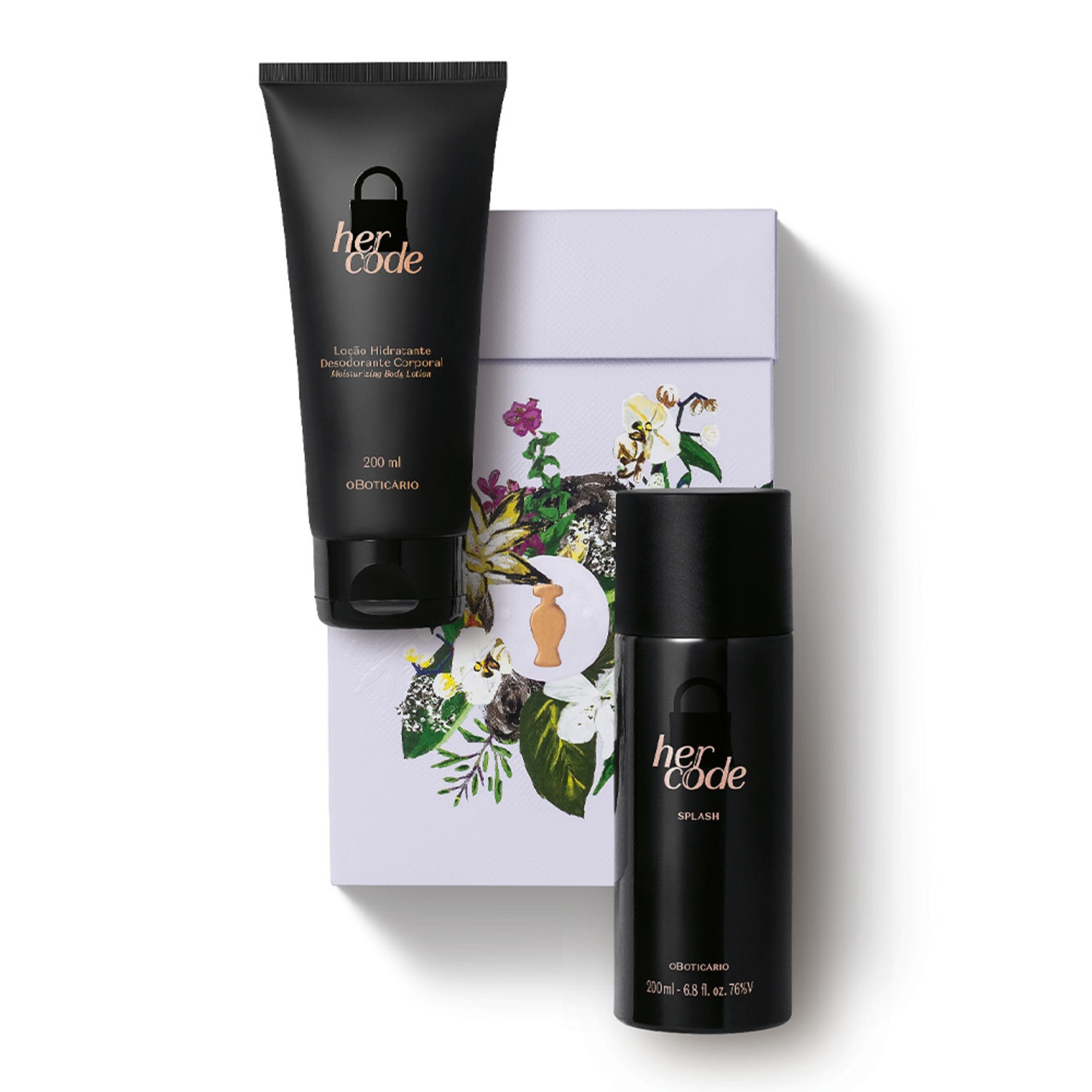 Kit Presente Dia Das Mães Her Code Splash (2 itens)