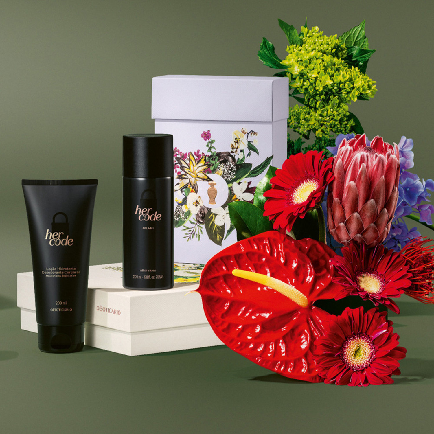 Kit Presente Dia Das Mães Her Code Splash (2 itens)