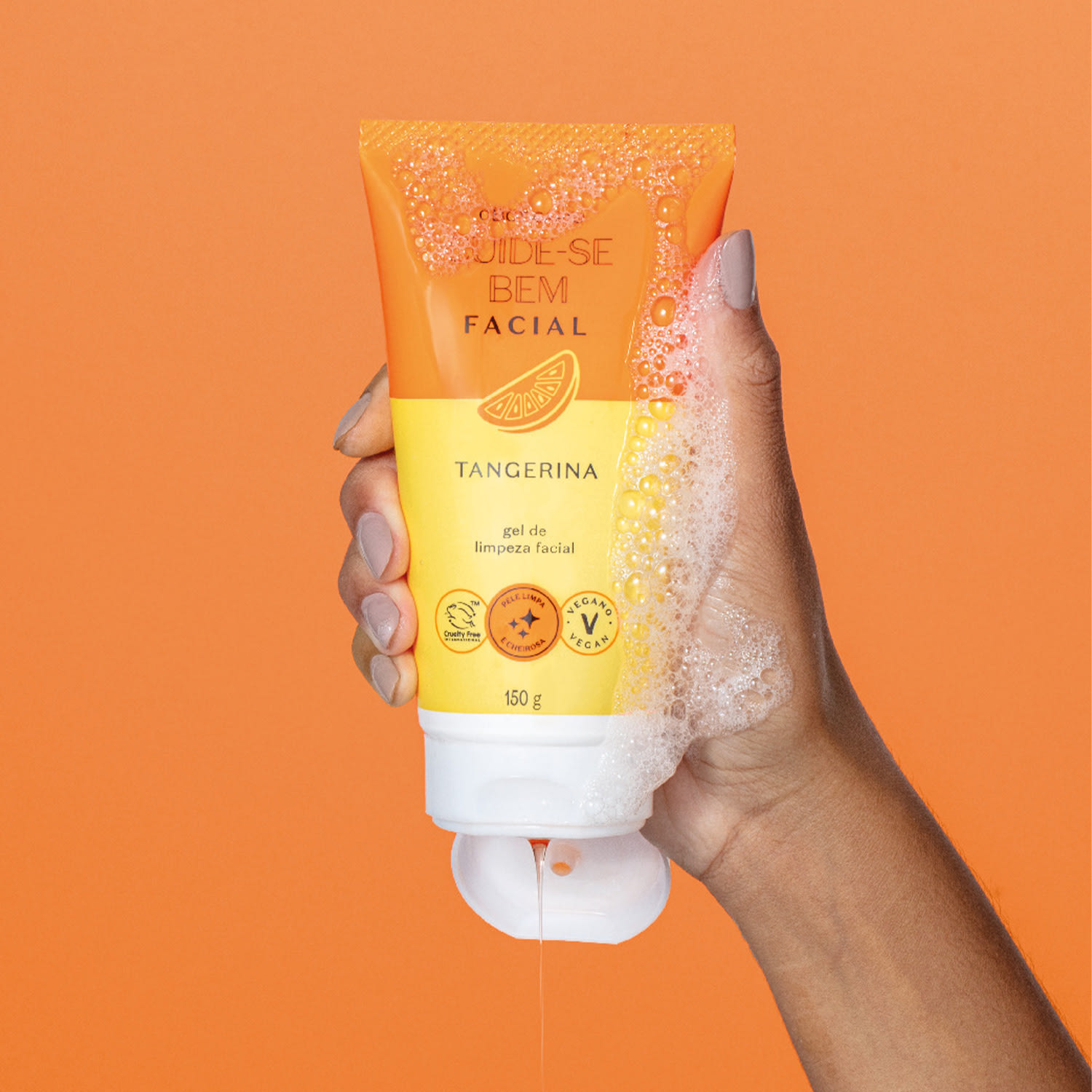Gel de Limpeza Facial Cuide-se Bem Feira Tangerina 150g