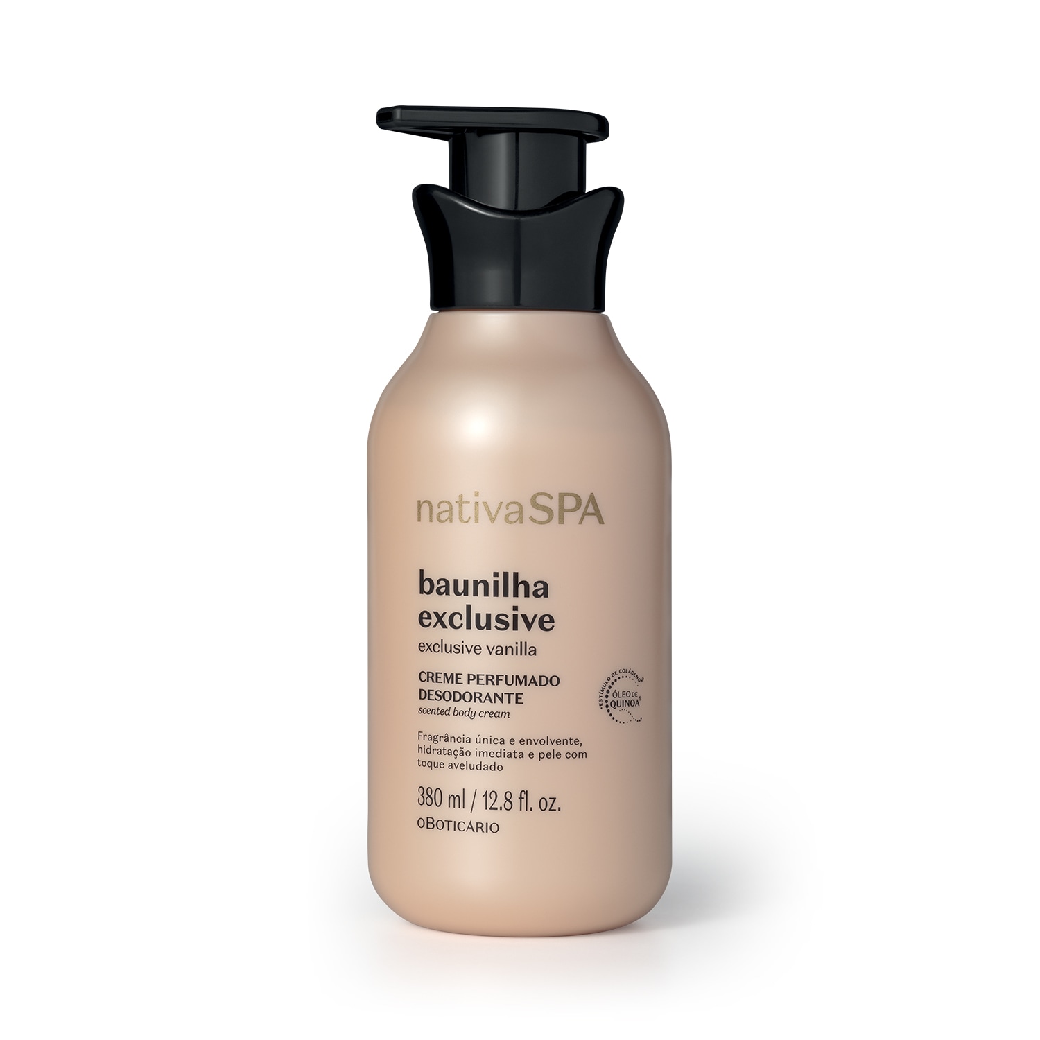 Creme Perfumado Desodorante Corporal Baunilha Exclusive 380ml Creme Perfumado Desodorante Corporal Baunilha Exclusive 380ml