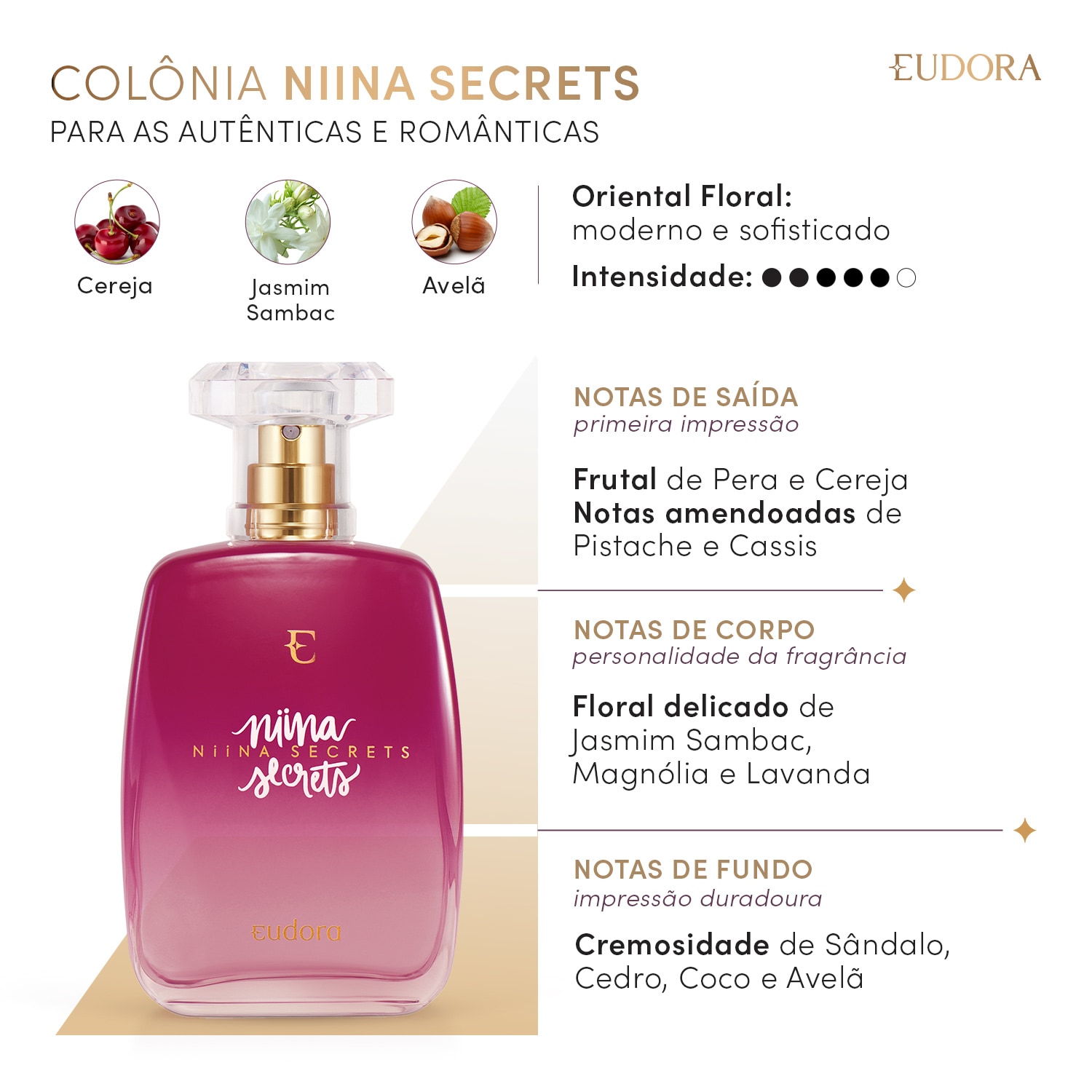 Niina Secrets Desodorante Colônia 100ml 2