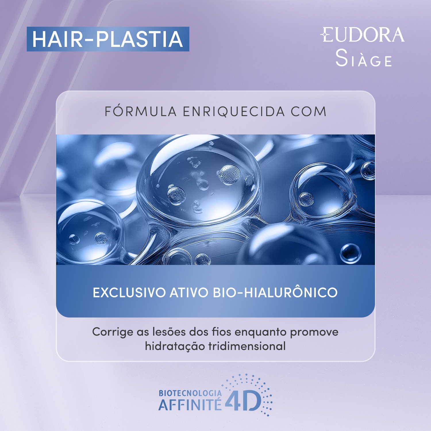 Eudora Siàge Hair-Plastia Máscara Capilar 250g 3