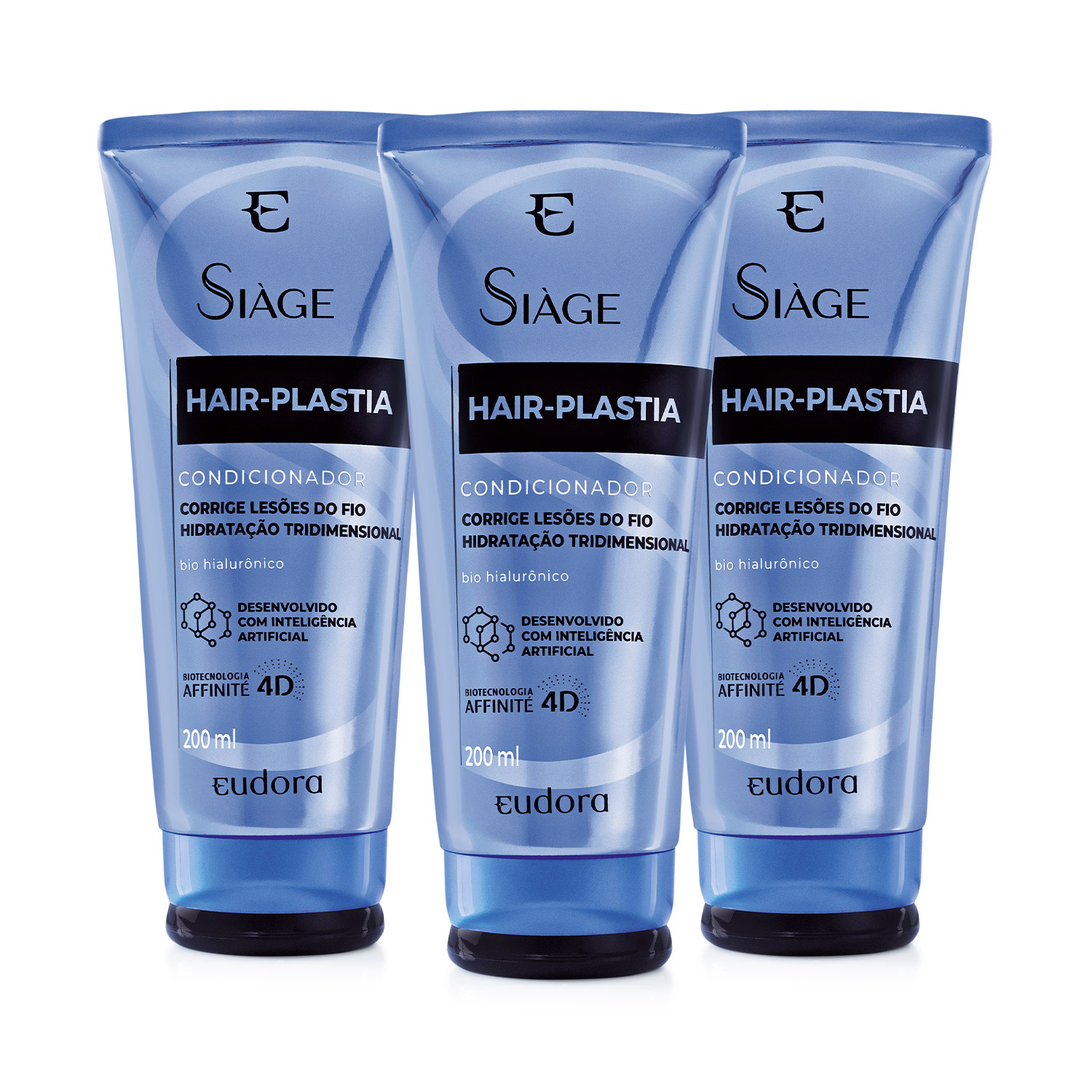 Combo Condicionador Siàge Hair-Plastia 3x 200ml 1