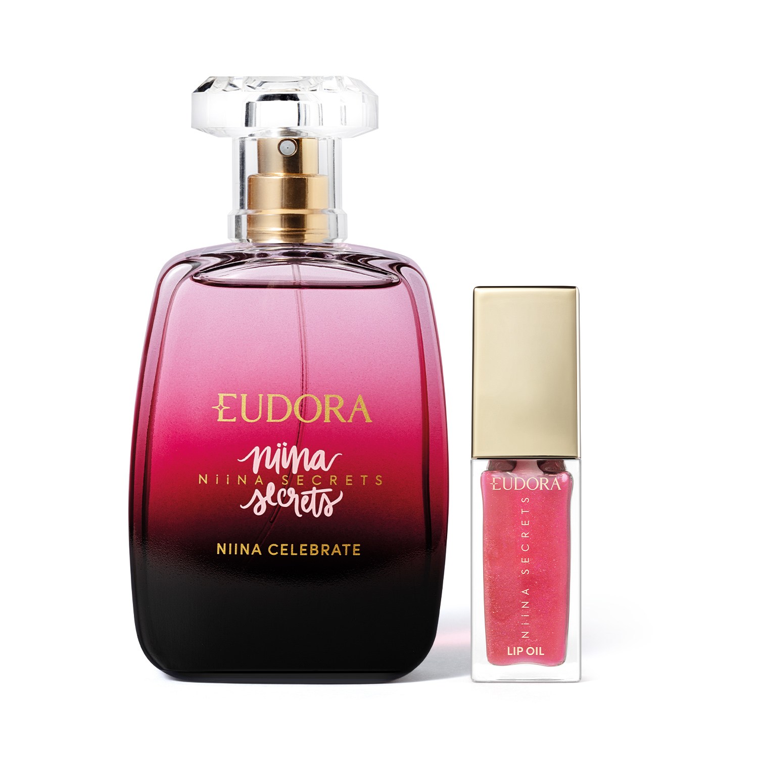 Combo Niina Secrets: Desodorante Colônia 100ml + Lip Oil 7ml 1