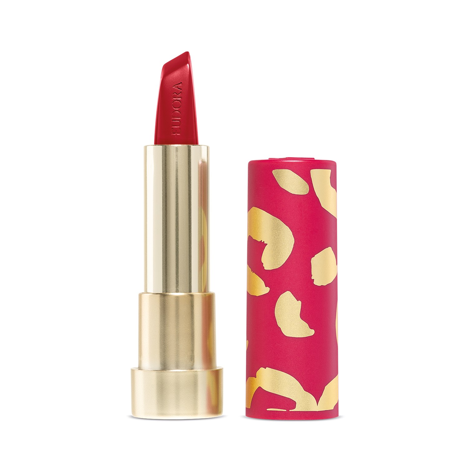 Combo Glamourosa e Envolvente: Batom Vermelho 3,4g + Case Rosa