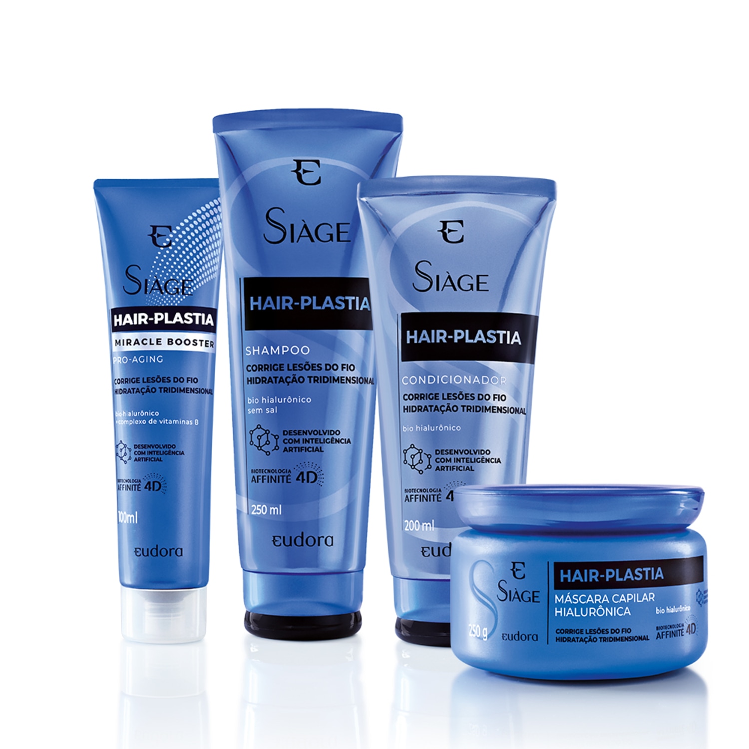 Combo Siàge Hair-Plastia 4 itens 1