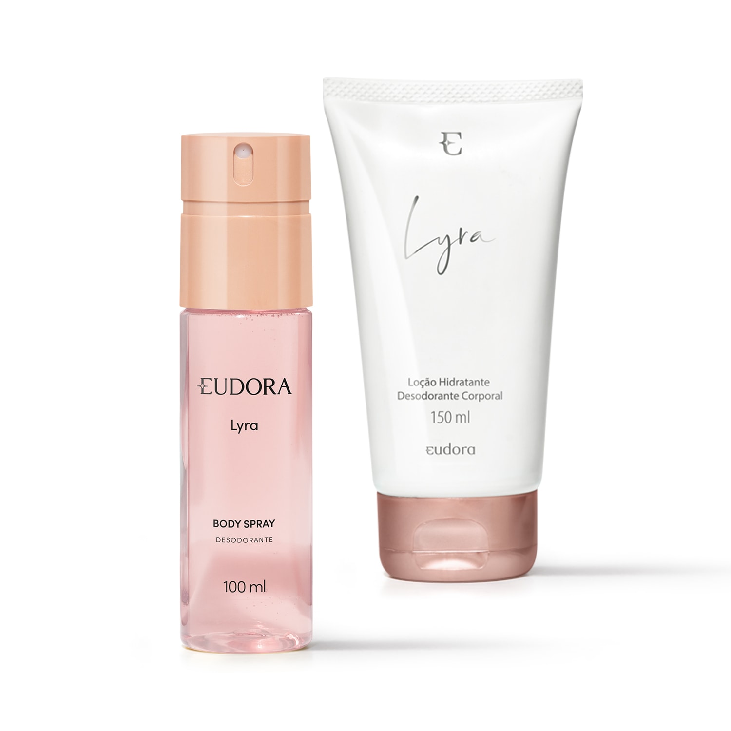 Combo Lyra: Loção Hidratante Corporal 150ml + Desodorante Body Spray 100ml 1