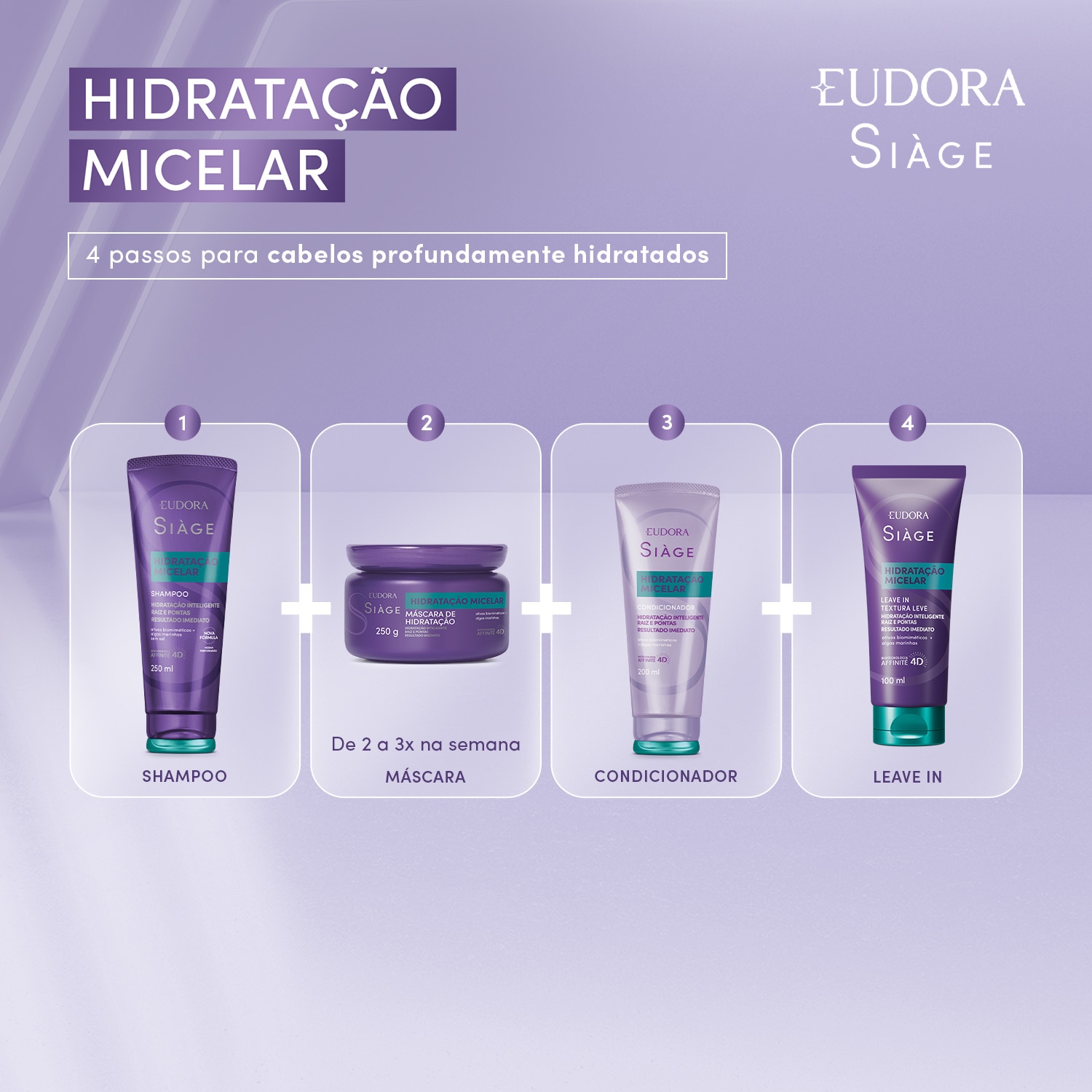 Leave-In Siàge Hidratação Micelar 100ml