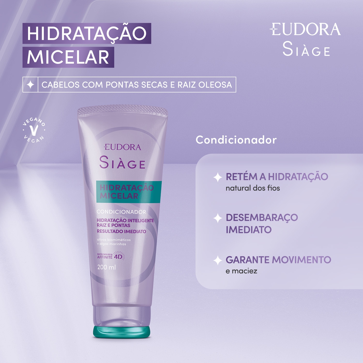 Condicionador Siàge Hidratação Micelar 200ml