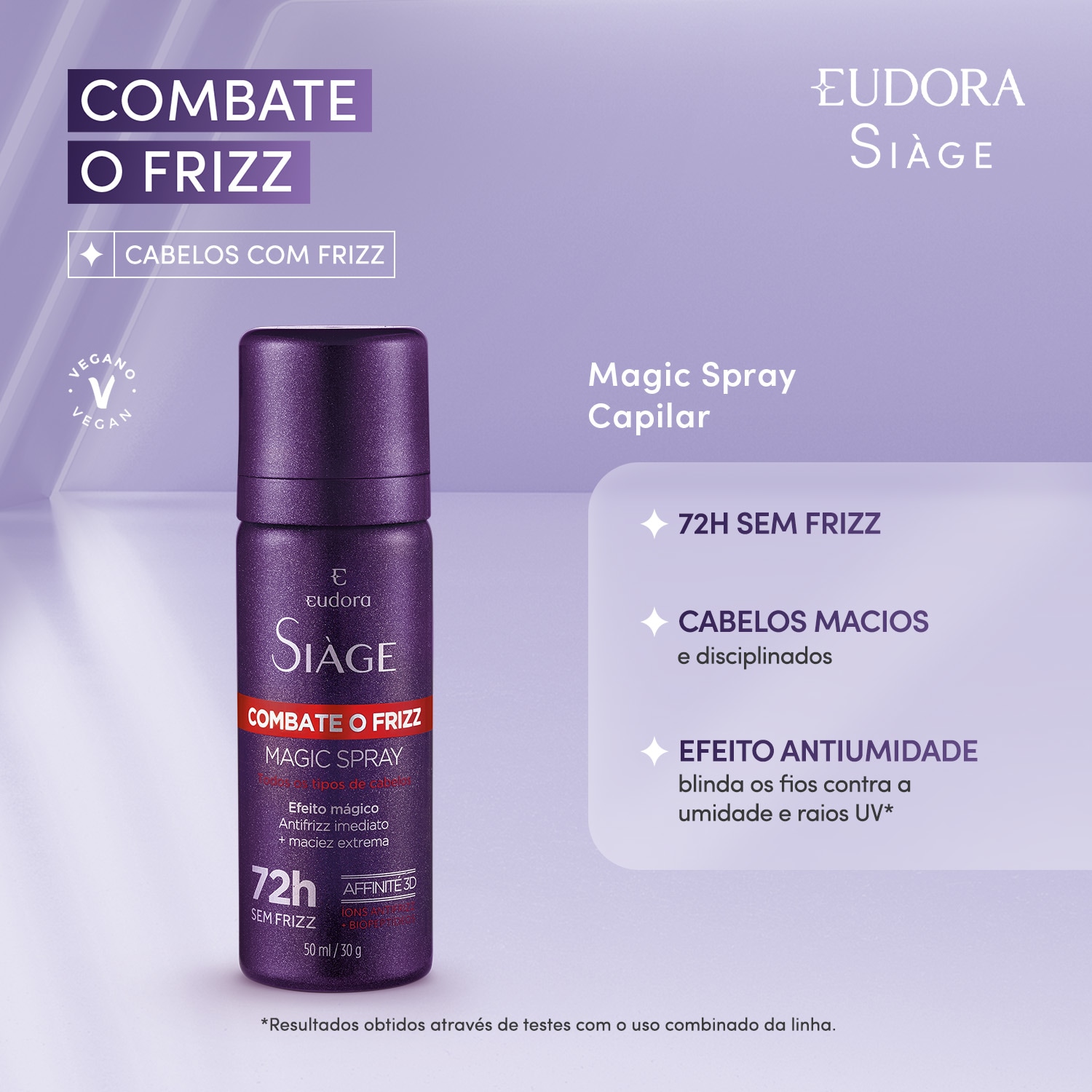 Magic Spray Capilar Siàge Combate o Frizz 30g