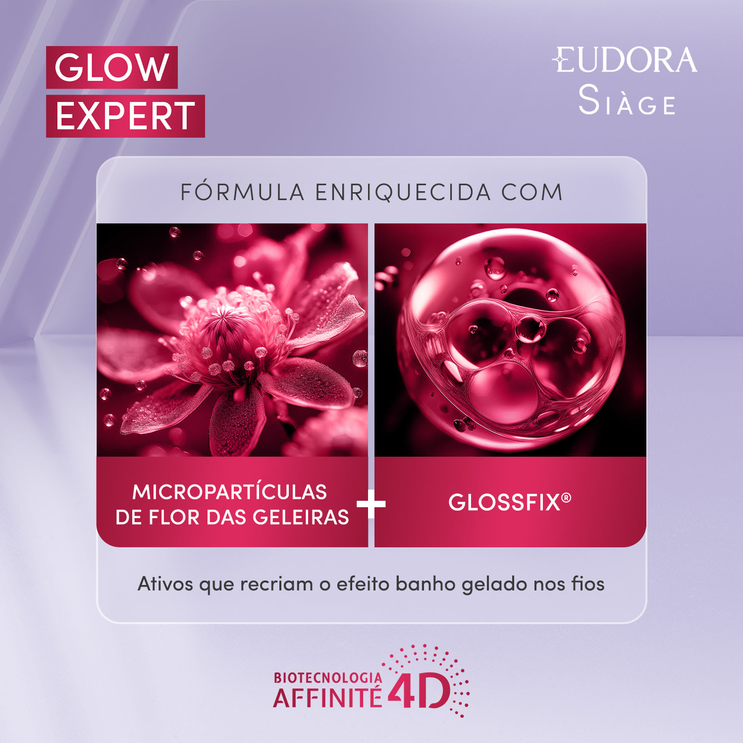 Máscara Capilar Ultra Brilho Siàge Glow Expert 250g 3