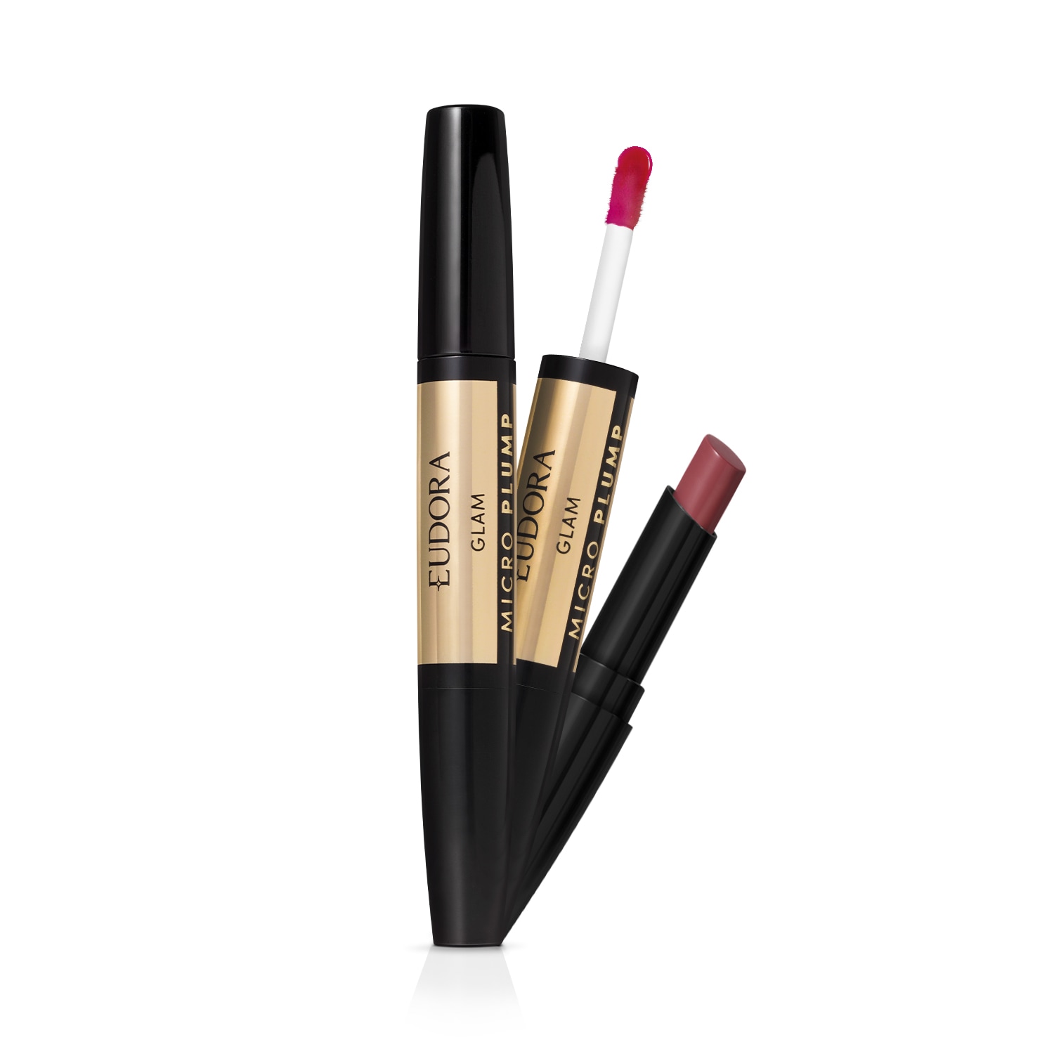Batom Duo Malva Essencial Glam Micro Plump 1,8g Batom Duo Malva Essencial Glam Micro Plump 1,8g