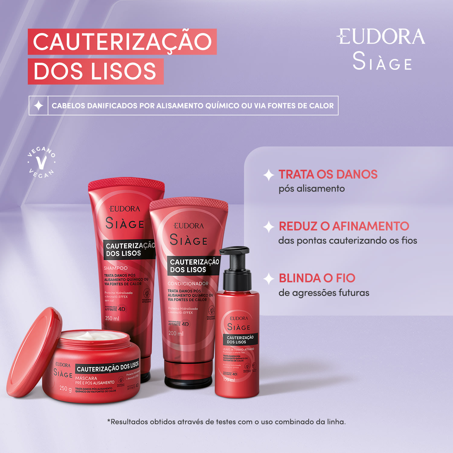Condicionador Siàge Cauterização dos Lisos 200ml 6