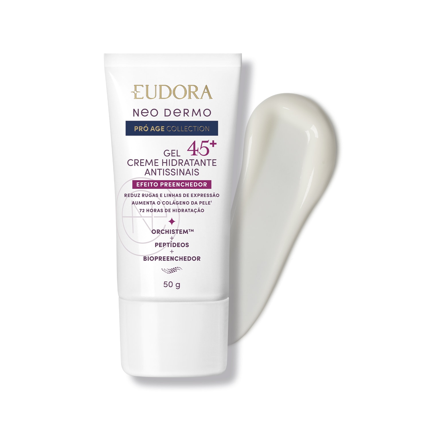 Gel Creme Hidratante Facial Antissinais 45+ Neo Dermo Pró Age Collection 50g