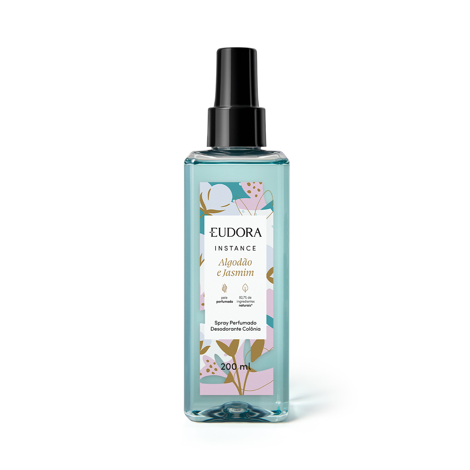 Eudora Instance Algodão e Jasmim - Spray Perfumado Desodorante Colônia 200ml 1