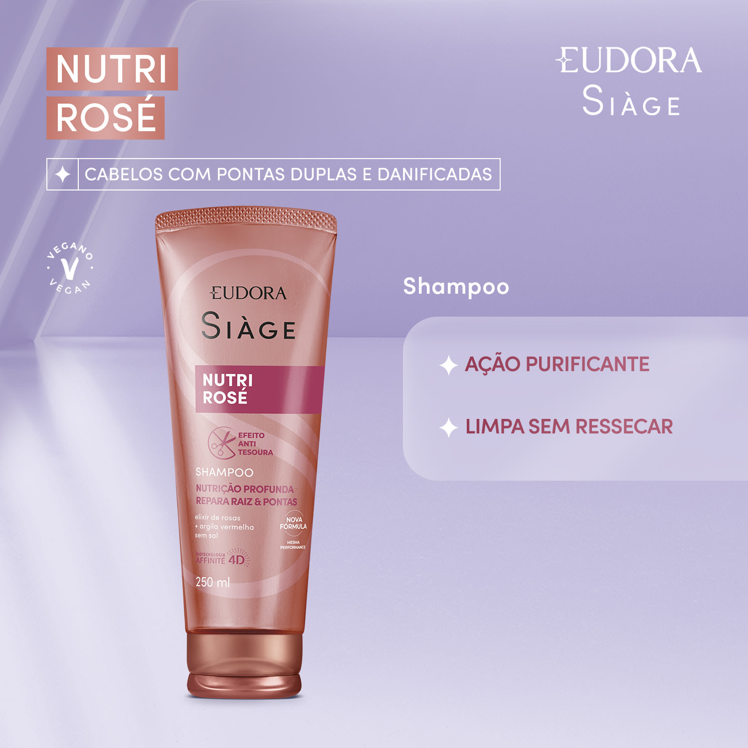 Shampoo Siàge Nutri Rosé 250ml 2