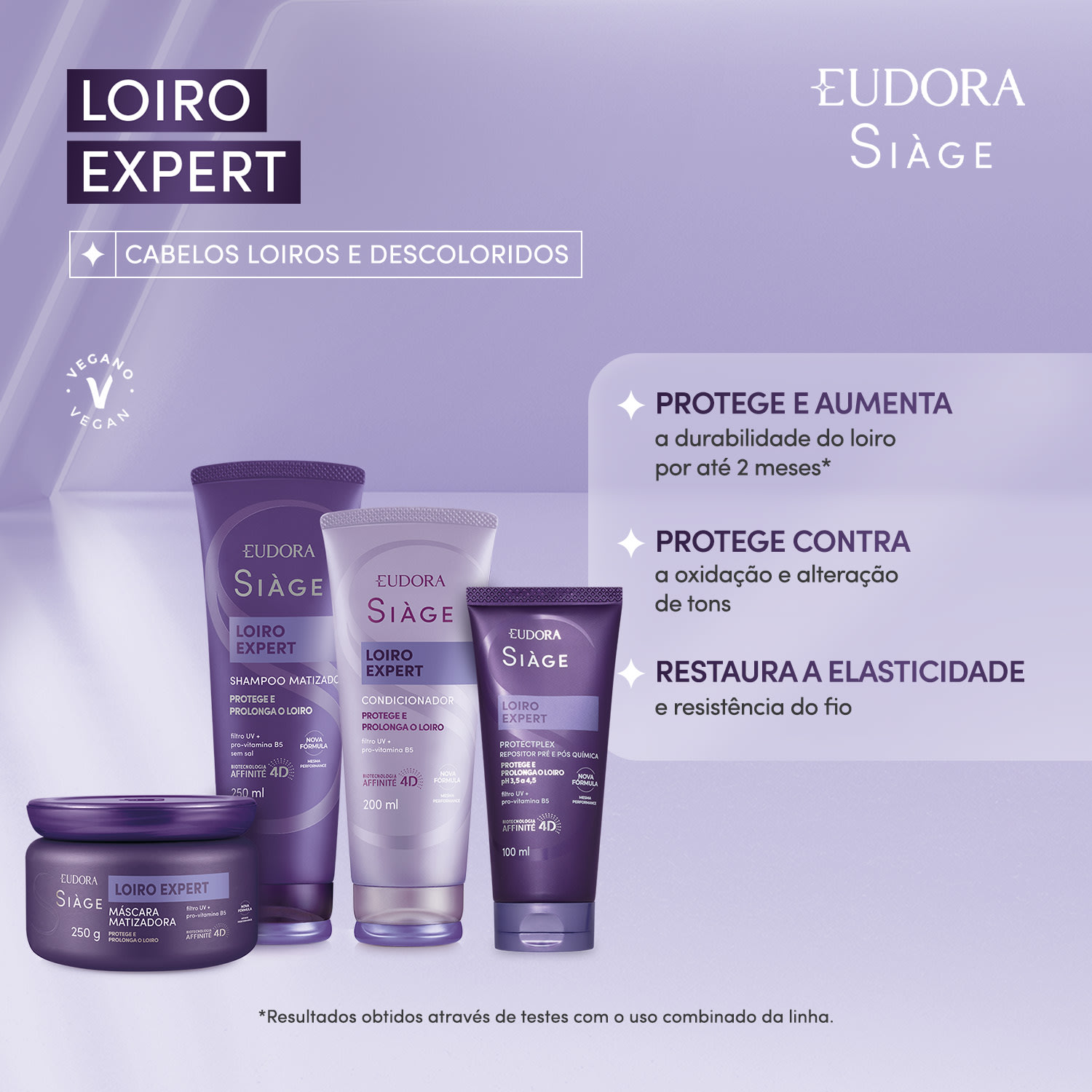 Repositor Pré e Pós-Química Siàge Loiro Expert 100ml