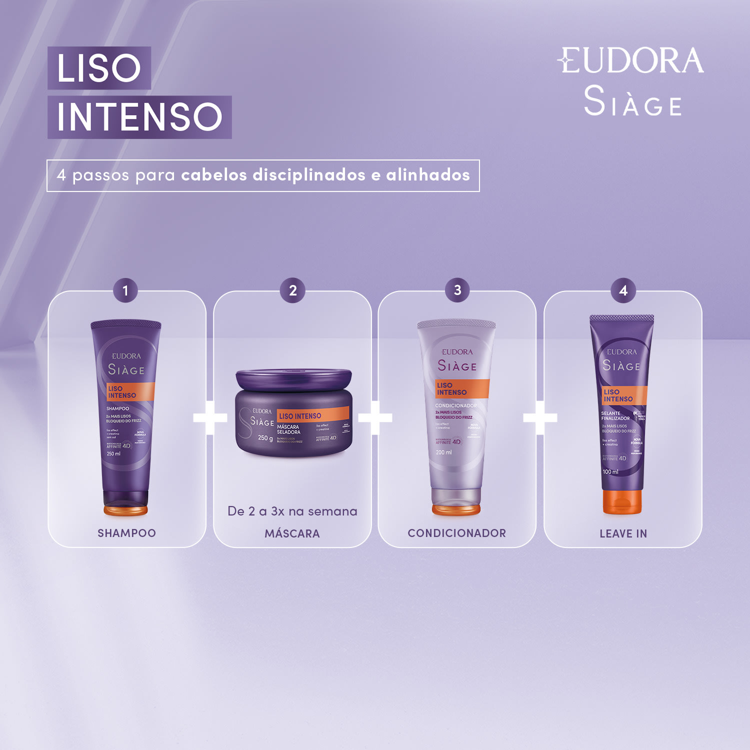 Condicionador Siàge Liso Intenso 200ml