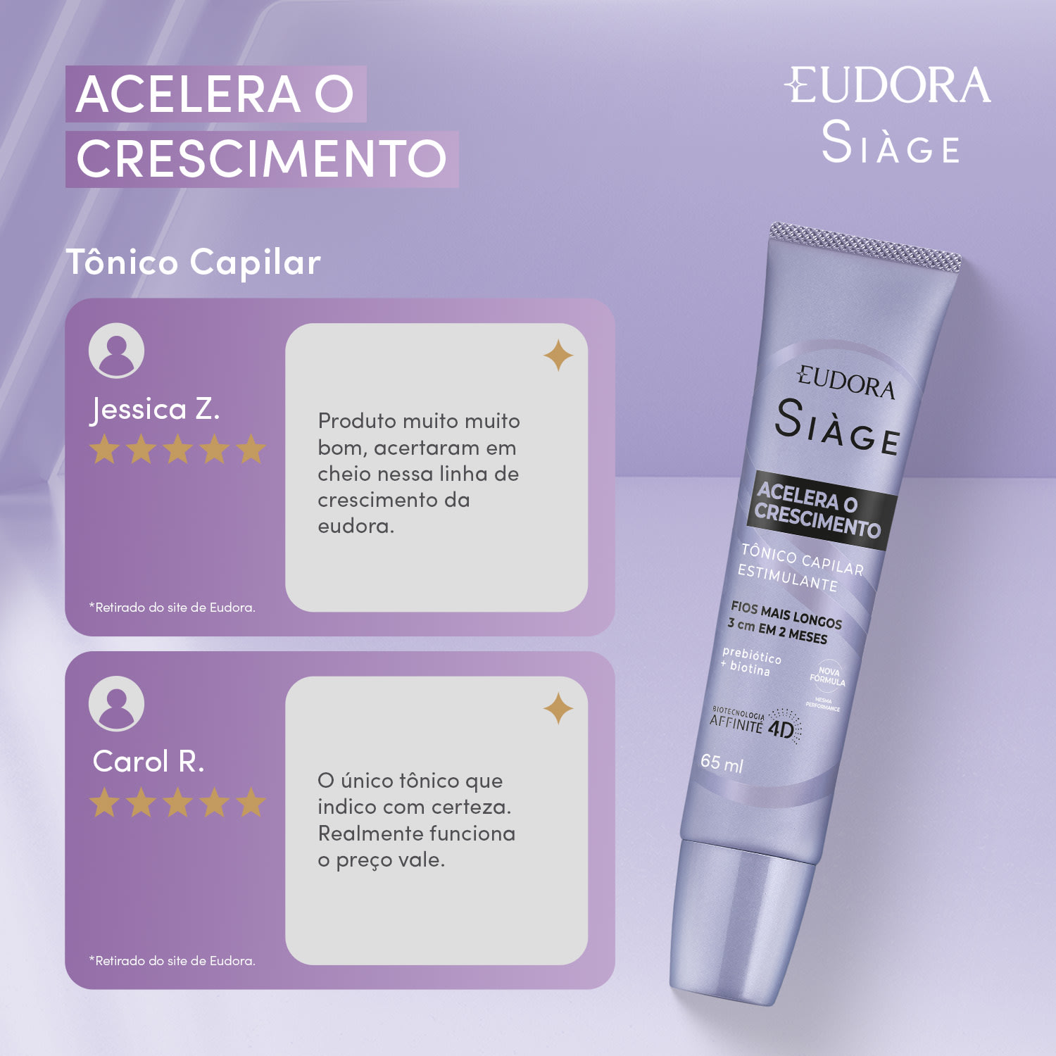 Tônico Capilar Siàge Acelera O Crescimento 65ml 4